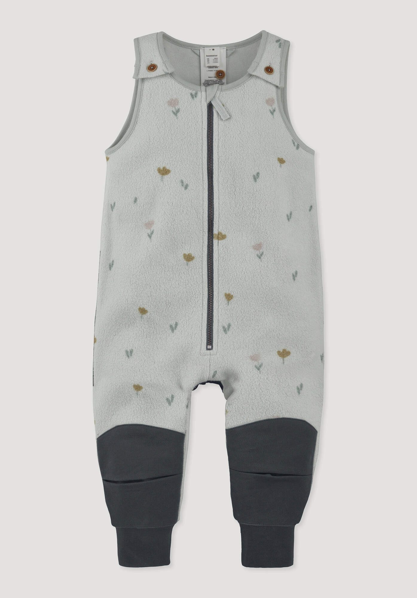 Hessnatur Fleeceoverall aus reiner Bio-Baumwolle (1-tlg)