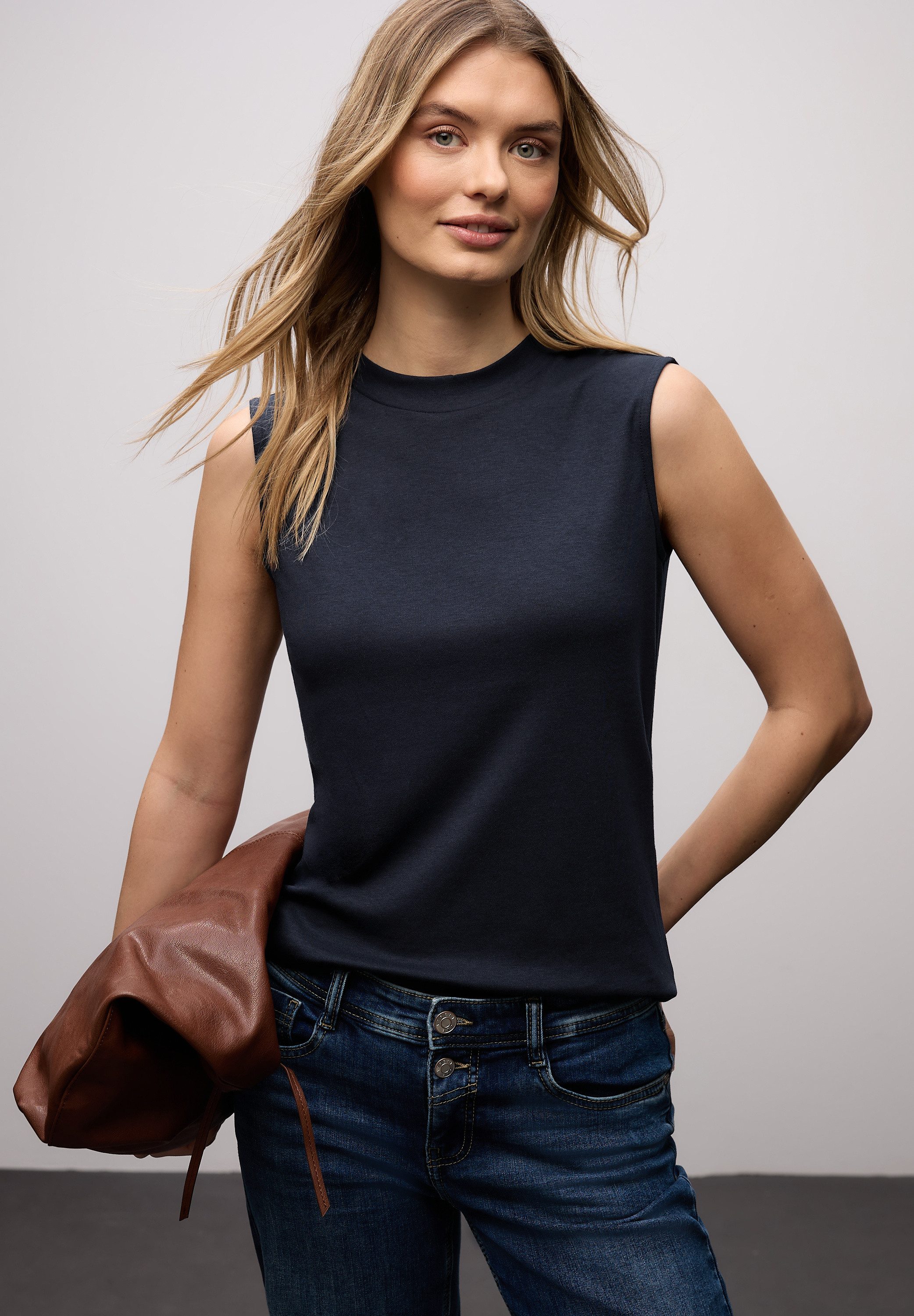 STREET ONE Shirttop mit Turtleneck