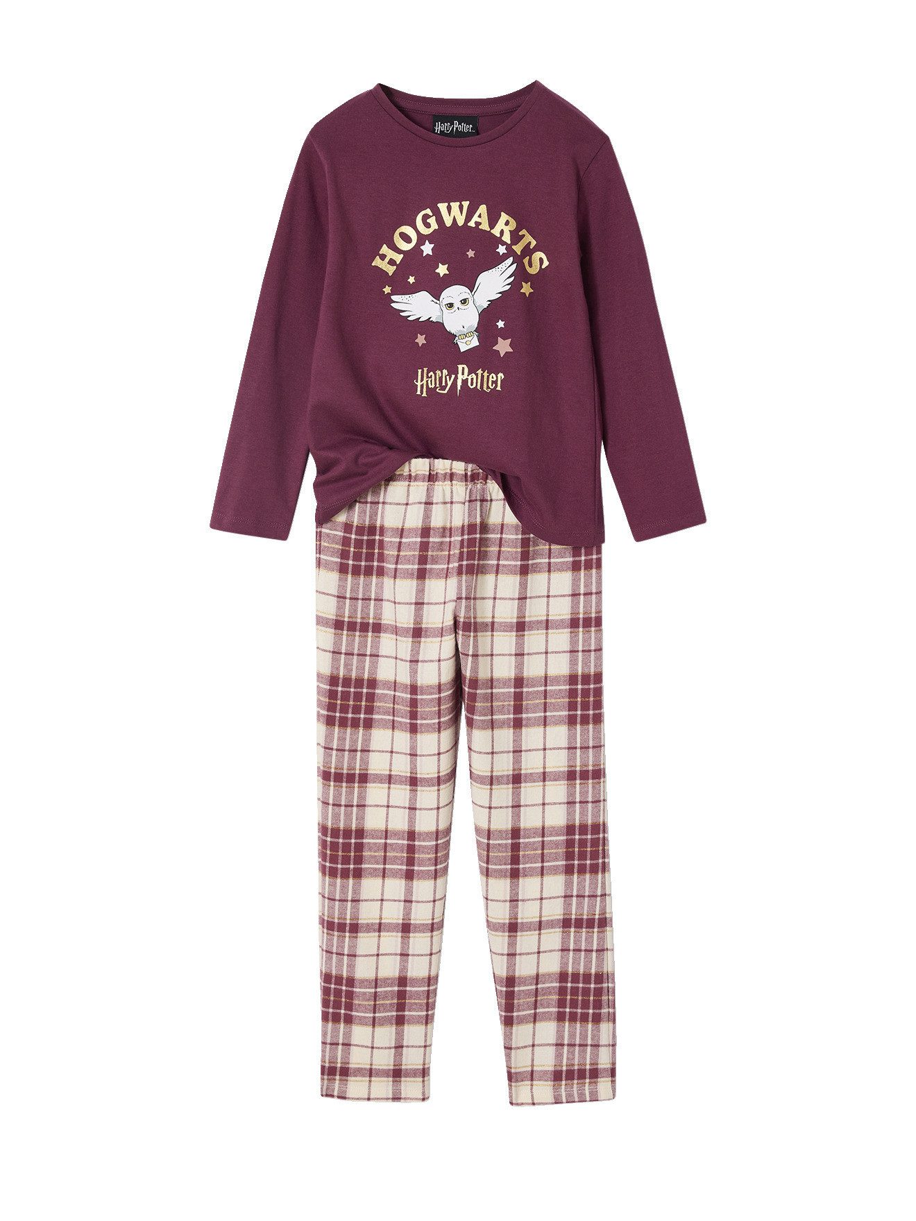 vertbaudet Schlafanzug Flanell-Schlafanzug HARRY POTTER, Kinder