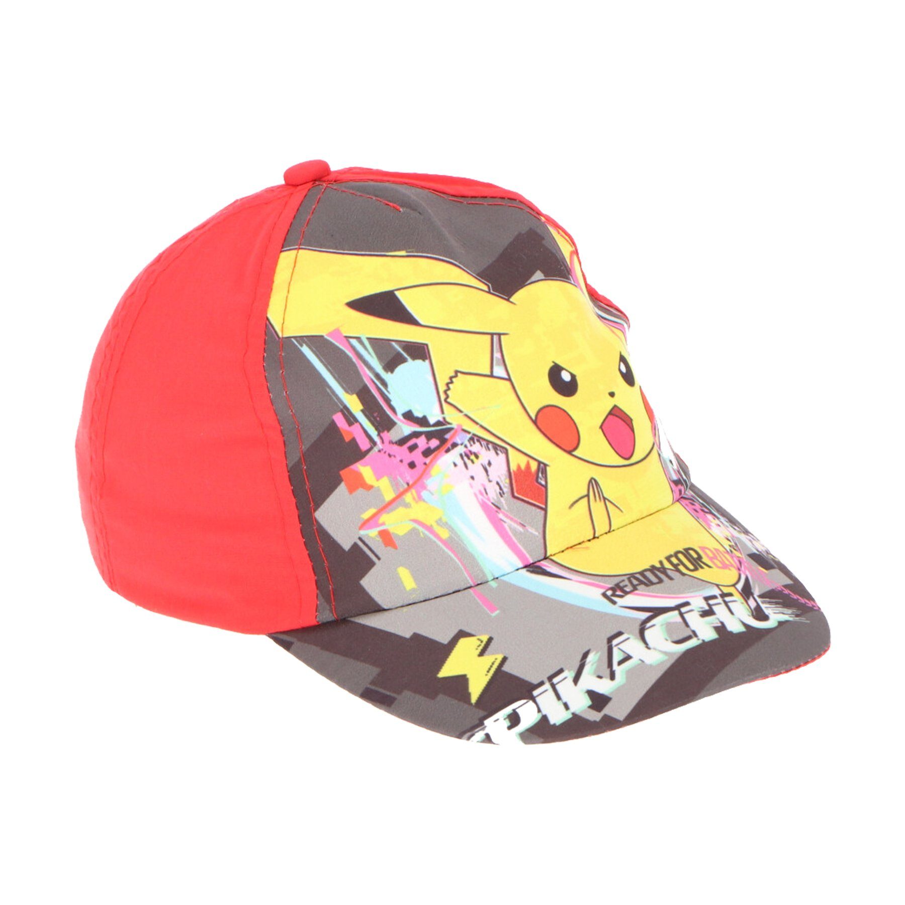 POKÉMON Baseball Cap Pokemon Pikachu Basecap Baseball Kappe Gr. 54 bis 56