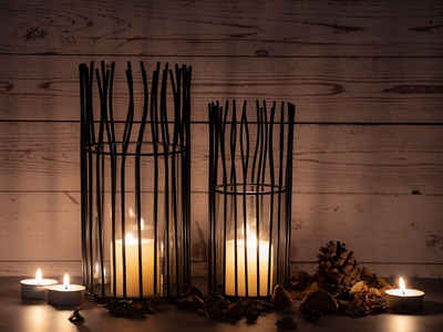 Casamia Windlicht Kerzenständer Kerzenhalter Teelichthalter Kerzenständer Teelichtstände