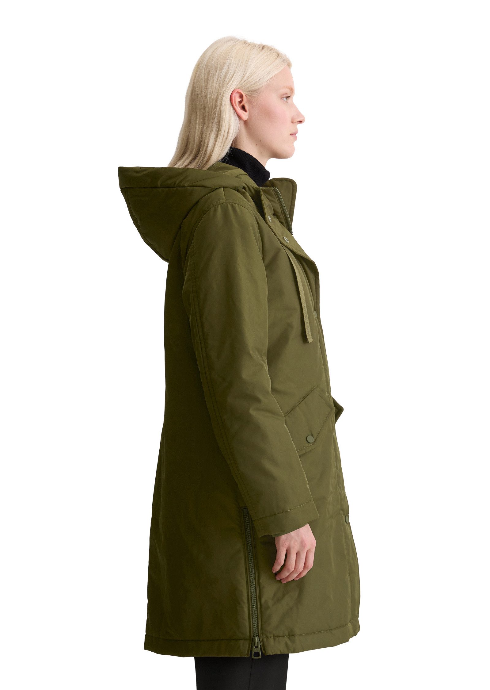 Marc O'Polo Outdoorjacke aus recyeltem Polyester-Twill WR