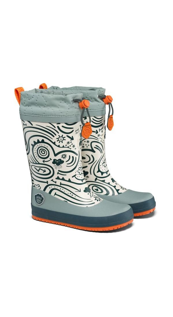 Affenzahn Vegan Puddly Gummistiefel nach Barfußschuhprinzip, wasserdicht