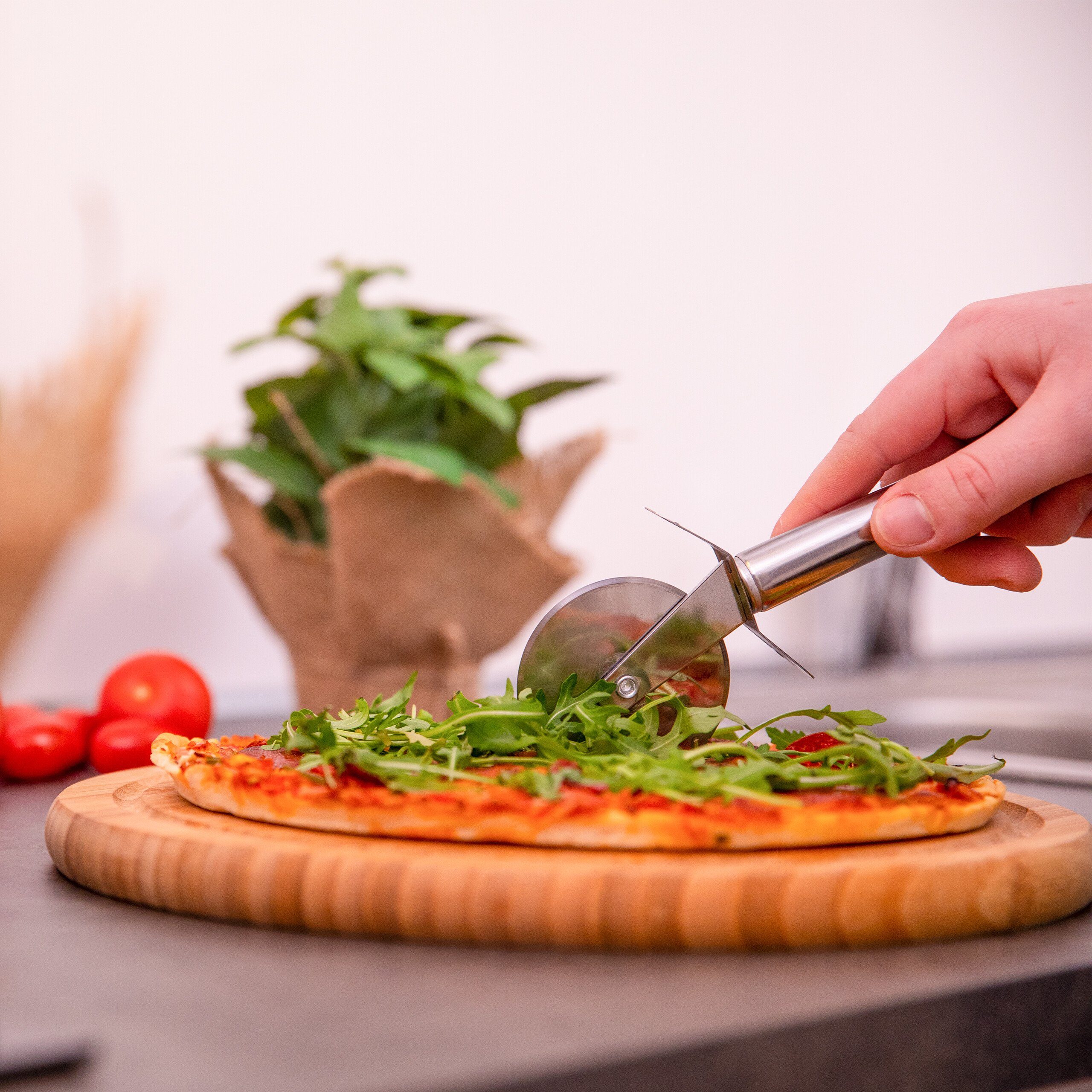 relaxdays Pizzaschneider 3er Set