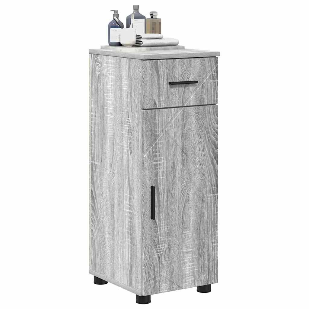 vidaXL Badezimmerspiegelschrank Badezimmer Schrank Grau Sonoma günstig online kaufen