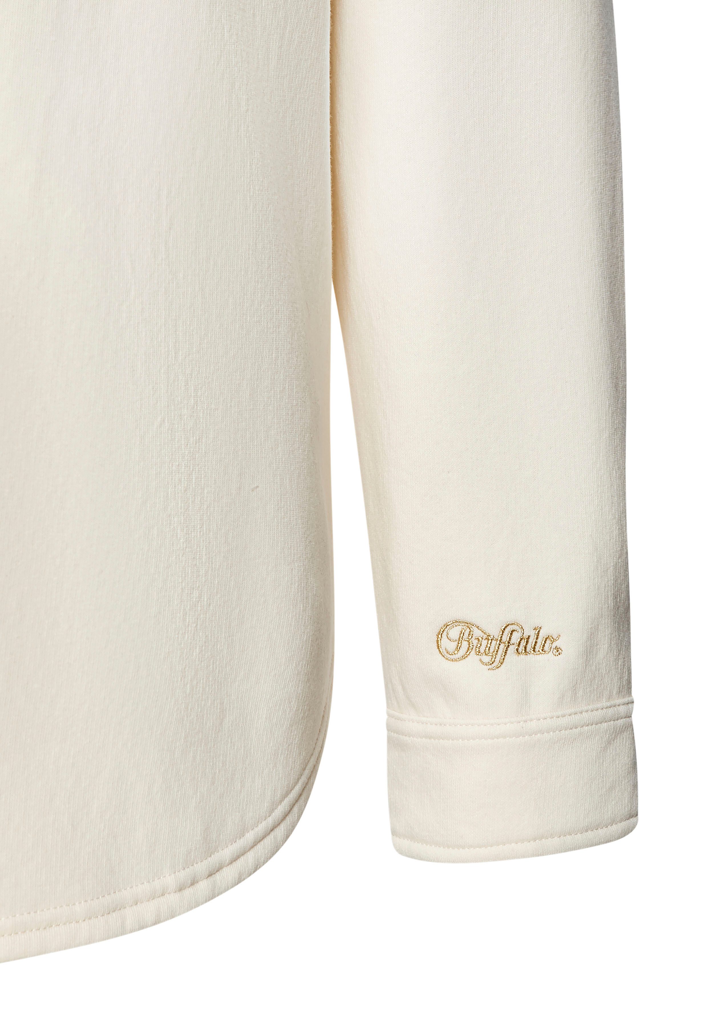 Buffalo Blusenshirt mit Logostickerei