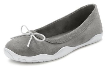 LASCANA Sneaker, Ballerina leichter Freizeitschuh, Slipper, Halbschuh, flache Sohle VEGAN