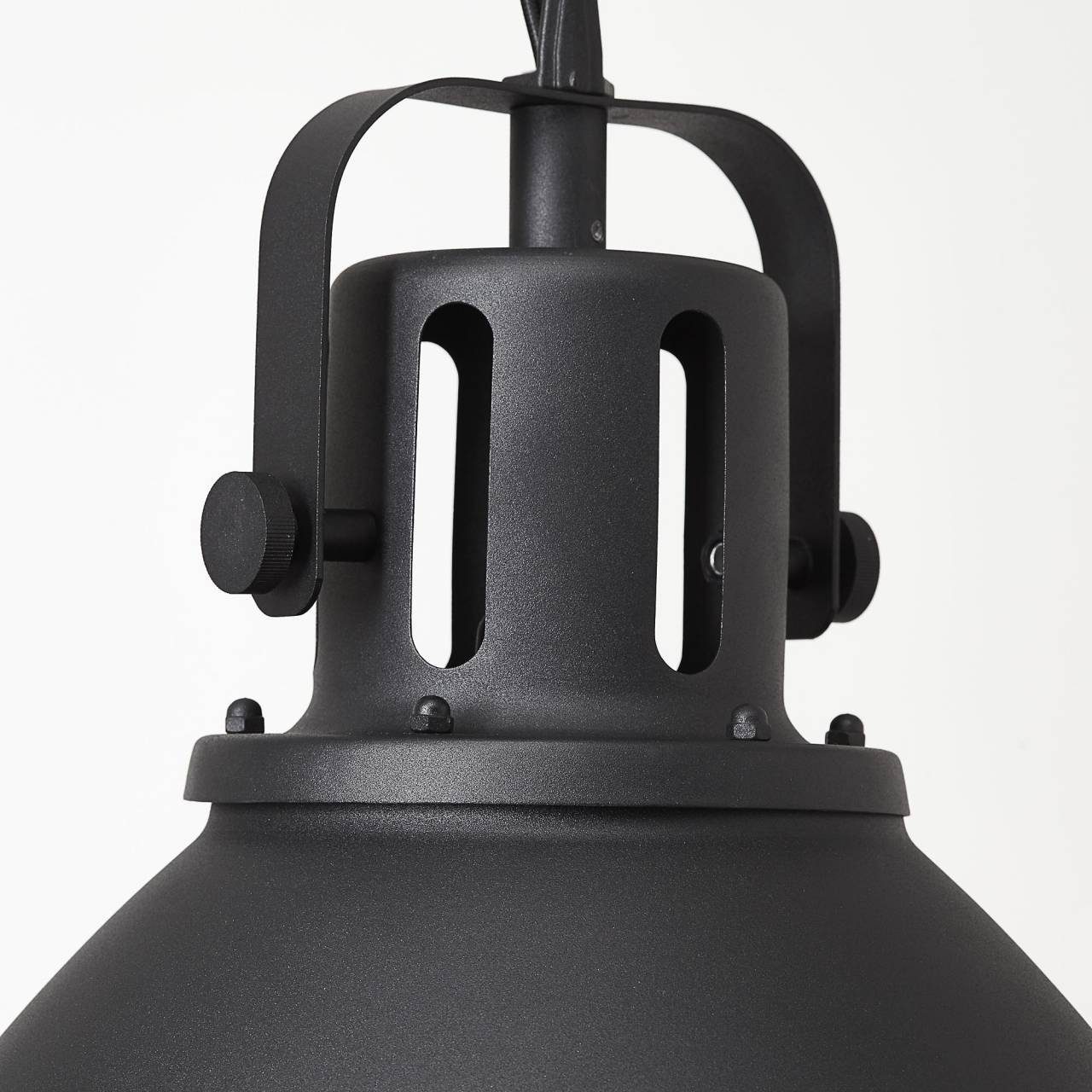 E27, Brilliant 47cm Pendelleuchte Jesper Lampe schwarz Pendelleuchte geeig Jesper, Glas A60, 60W, 1x
