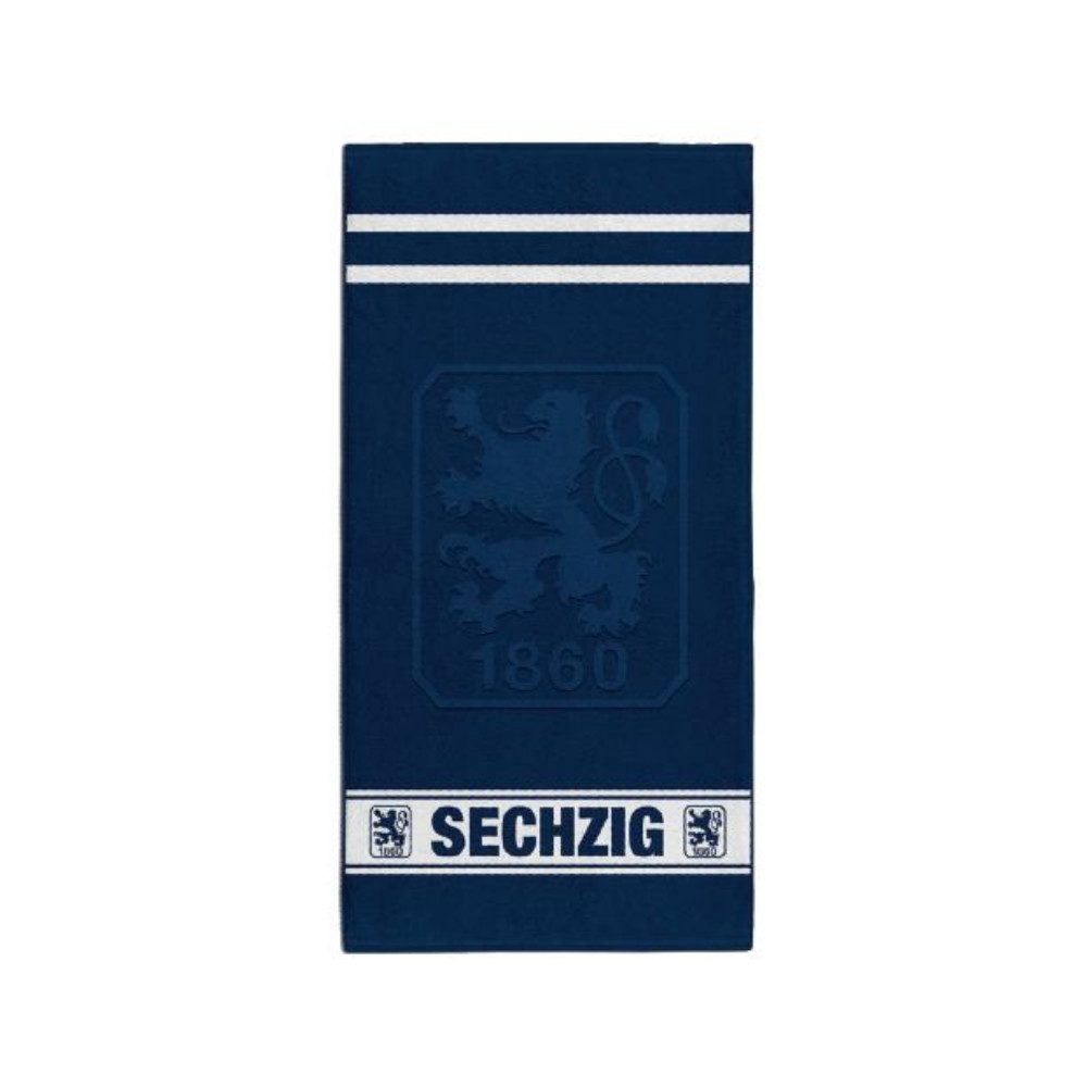 TSV 1860 München Duschtuch TSV 1860 München Duschtuch Sechzig marine
