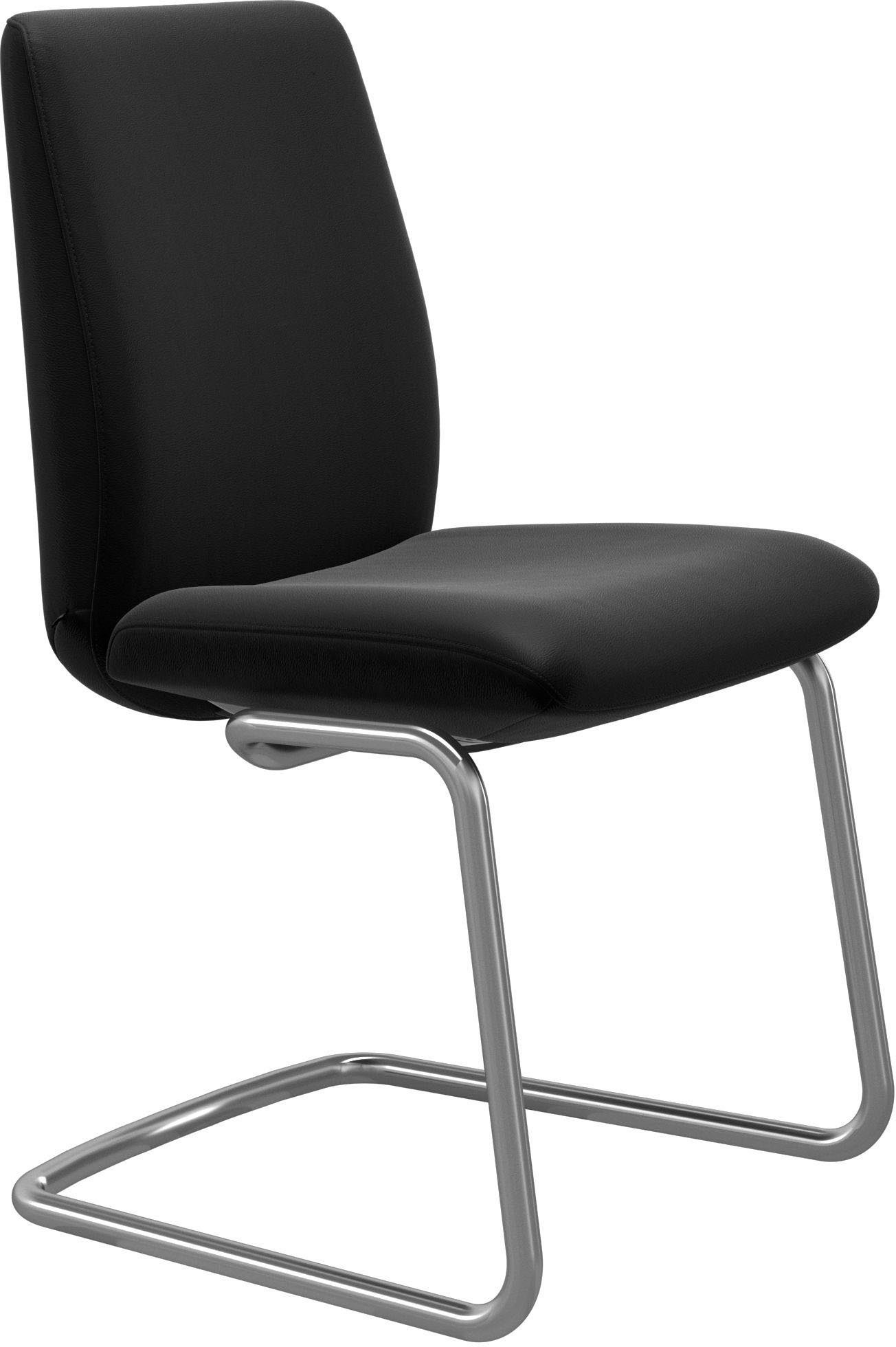 Stressless® Polsterstuhl Laurel, Low matt in aus Schwarz mit Beinen Stahl Größe L, Back