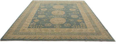 Orientteppich Ziegler - 297 x 241 cm - türkis, morgenland, rechteckig, Höhe: 6 mm, Wohnzimmer, Handgeknüpft, Einzelstück mit Zertifikat