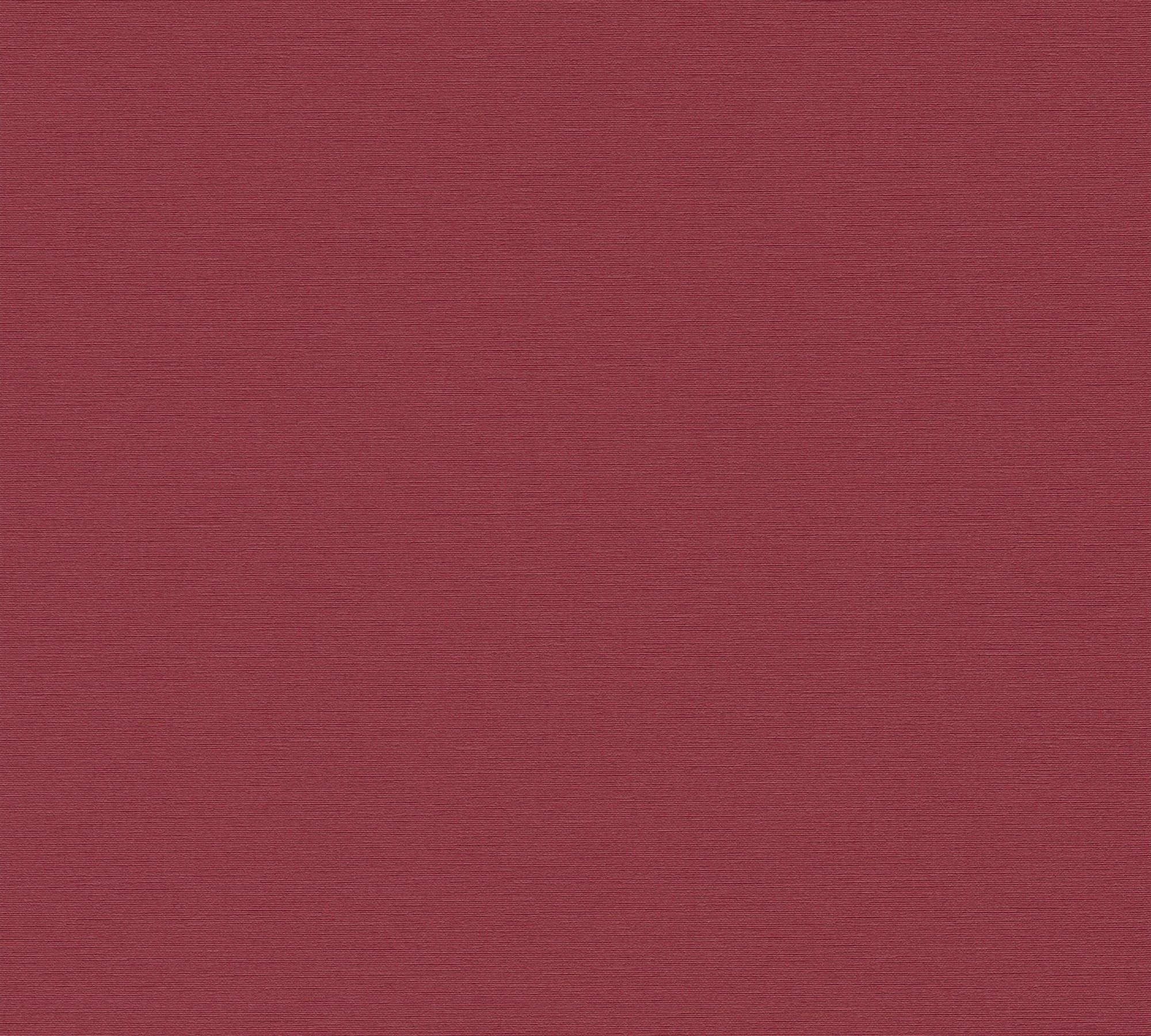 A.S. Création Vliestapete Tapete rot Einfarbig, matt, leicht Antigua Unitapete (1 St), geprägt, strukturiert