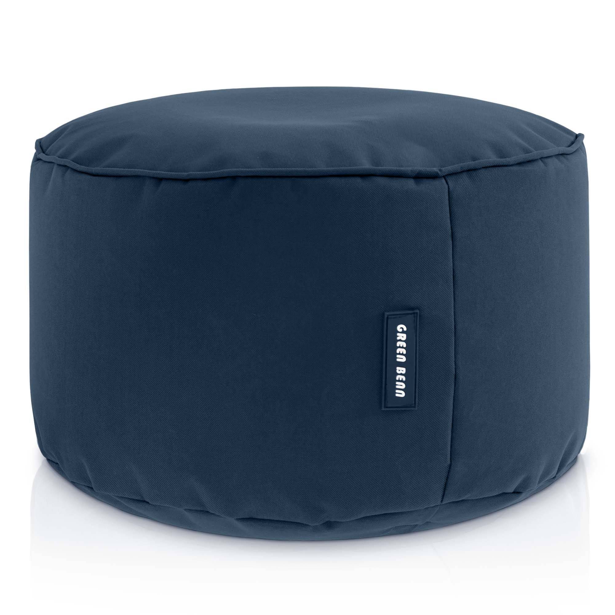 Green Bean Pouf Sitzsack-Hocker Pouf Stay 45x25cm (Sitzsack-Hocker 45x25cm mit EPS-Perlen Füllung -, Fußhocker Fußkissen Sitz-Pouf für Sitzsäcke), die ideale Ergänzung zum Sitzsack