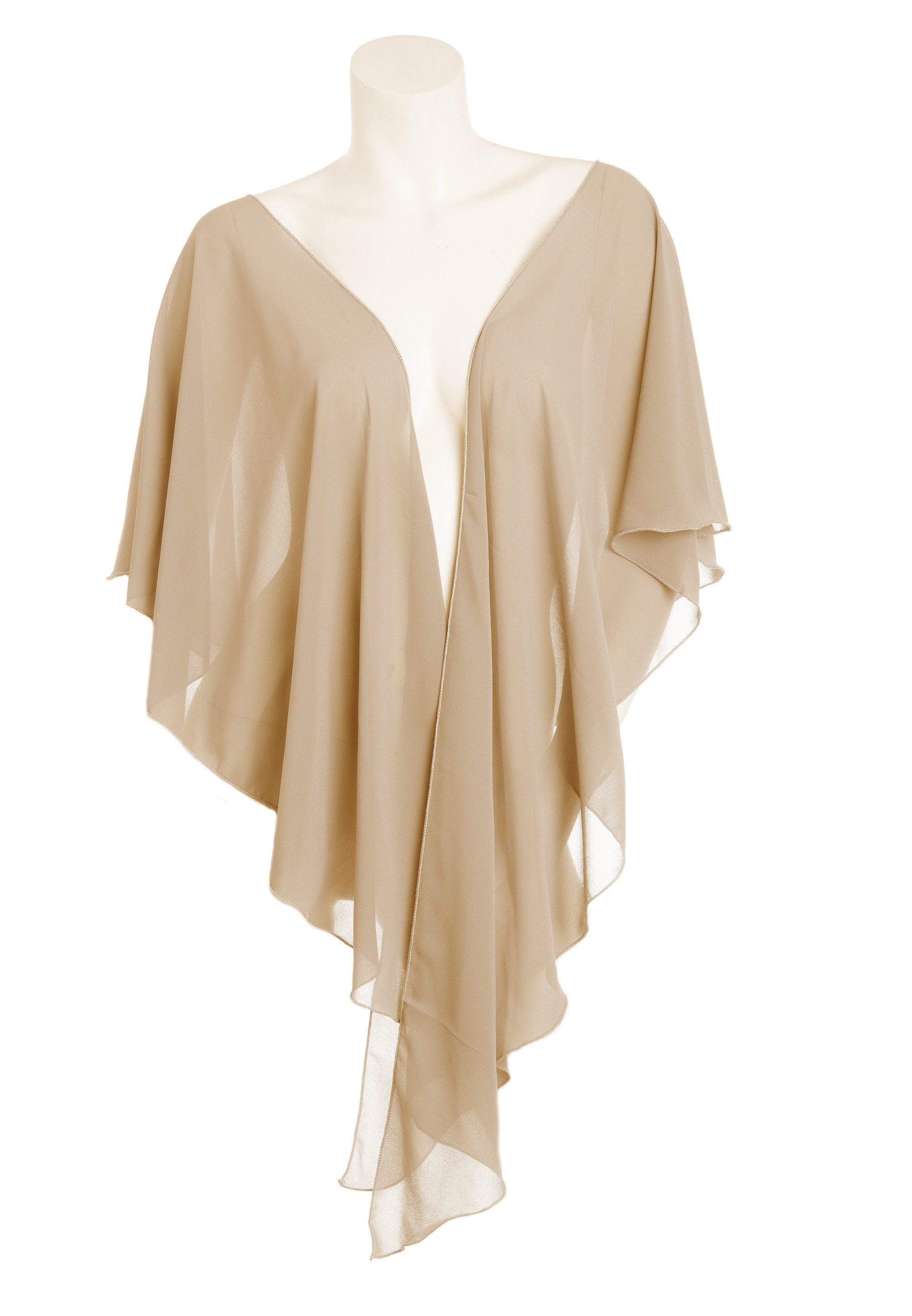 Cassandra Accessoires Modetuch Elegante Damen Stola - Lockerleichtes Tuch, für besondere Anlässe - Hochzeit-und Abendmode