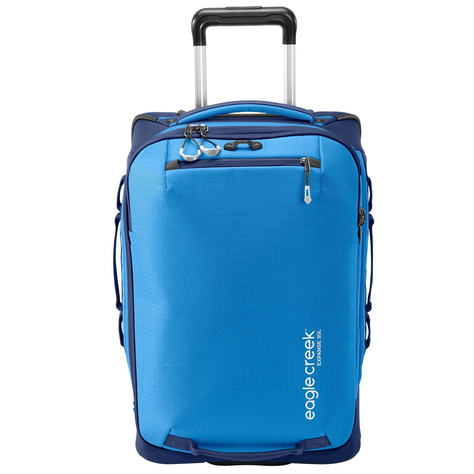 2 Handgepäck-Trolley Expanse, Eagle Creek Polyester aizome Rollen, blue