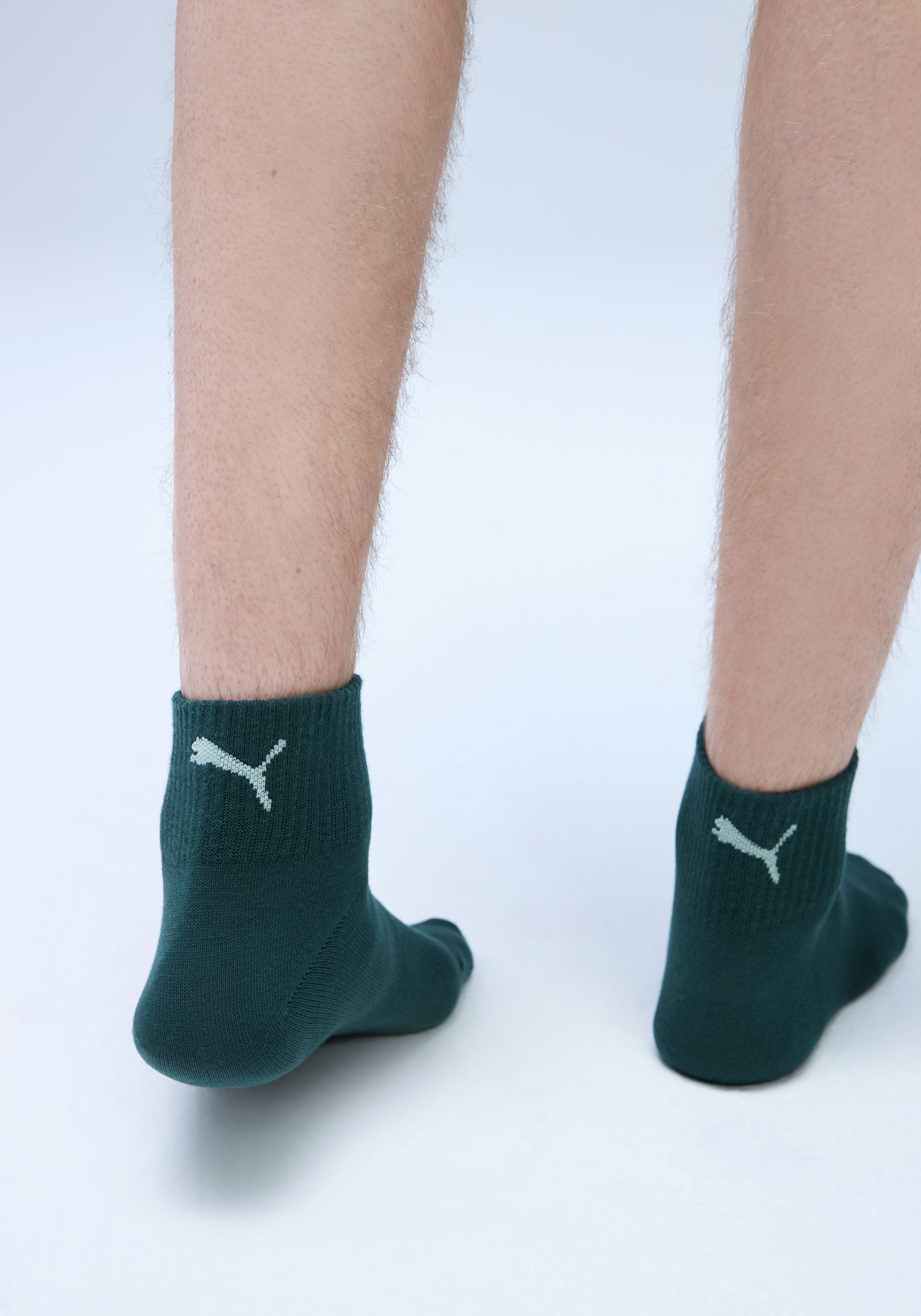 PUMA Kurzsocken PUMA UNISEX LOGO STACKING QUARTER (3 Paar)
