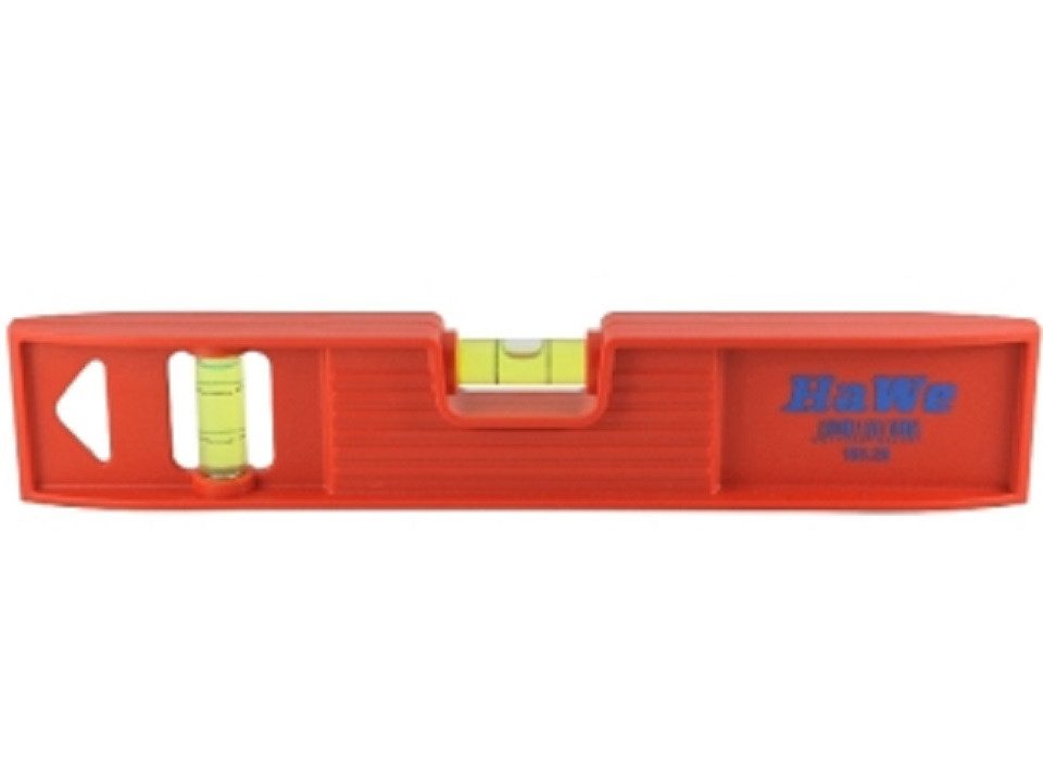 HaWe Torpedowasserwaage HaWe Kunststoff-Wasserwaage, 183.25, Torpedoform, PT 25, (1 St), Profil 50 x 25 mm