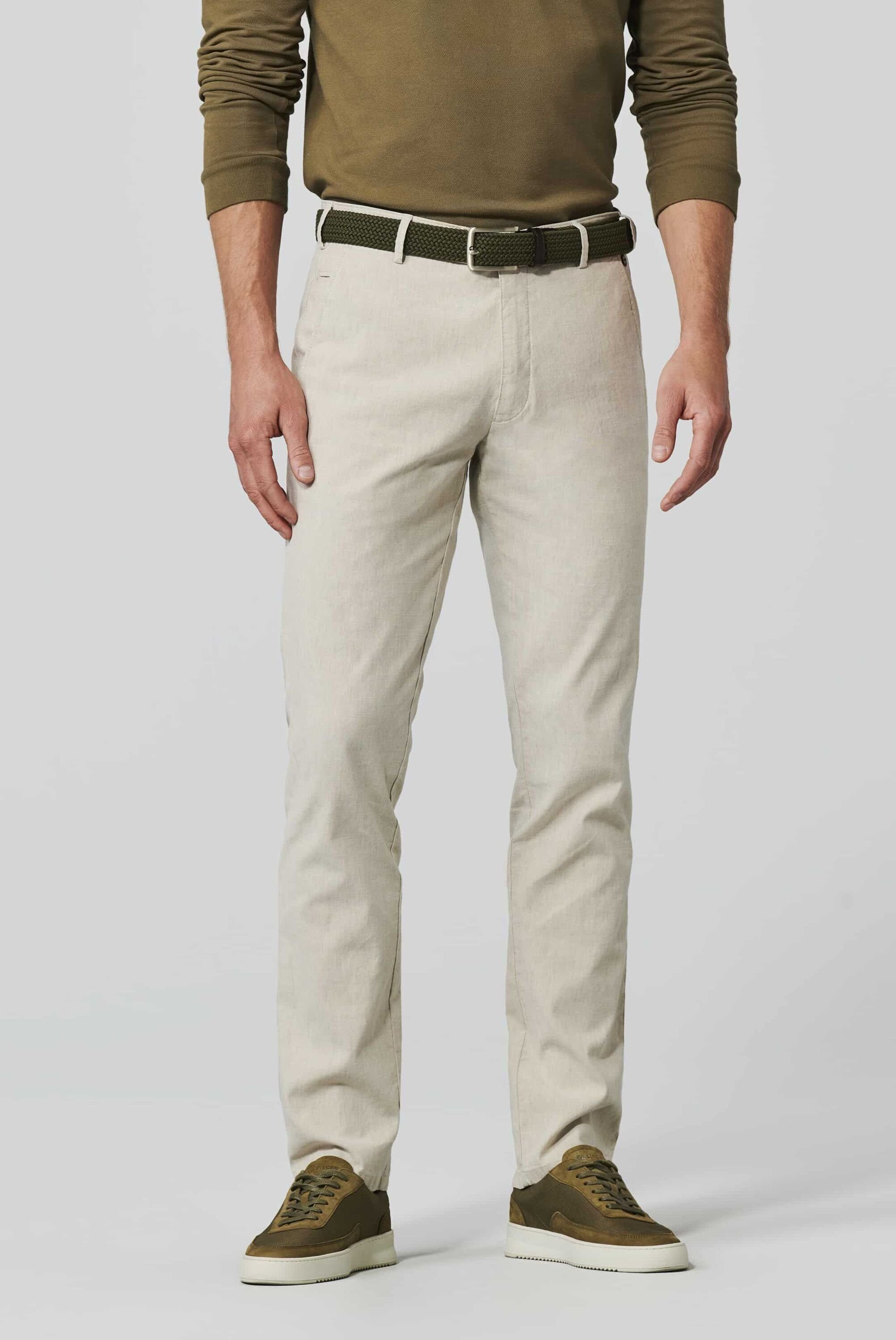 Chino Stretch Leinen BONN Chinohose Cotton MEYER