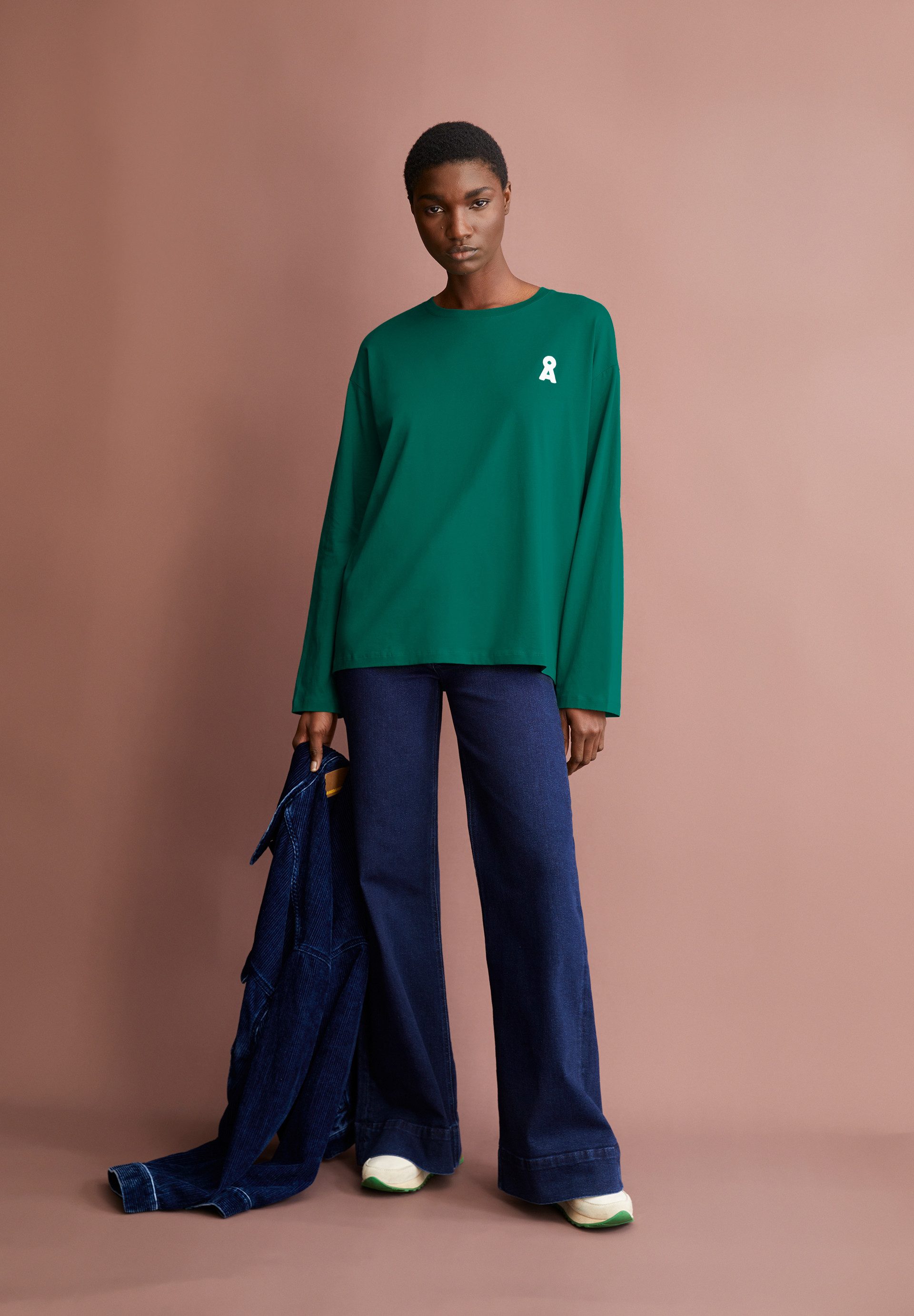 Armedangels Longsleeve ICONIC Å FIETAA Longsleeve aus Bio-Baumwolle Oversized Fit