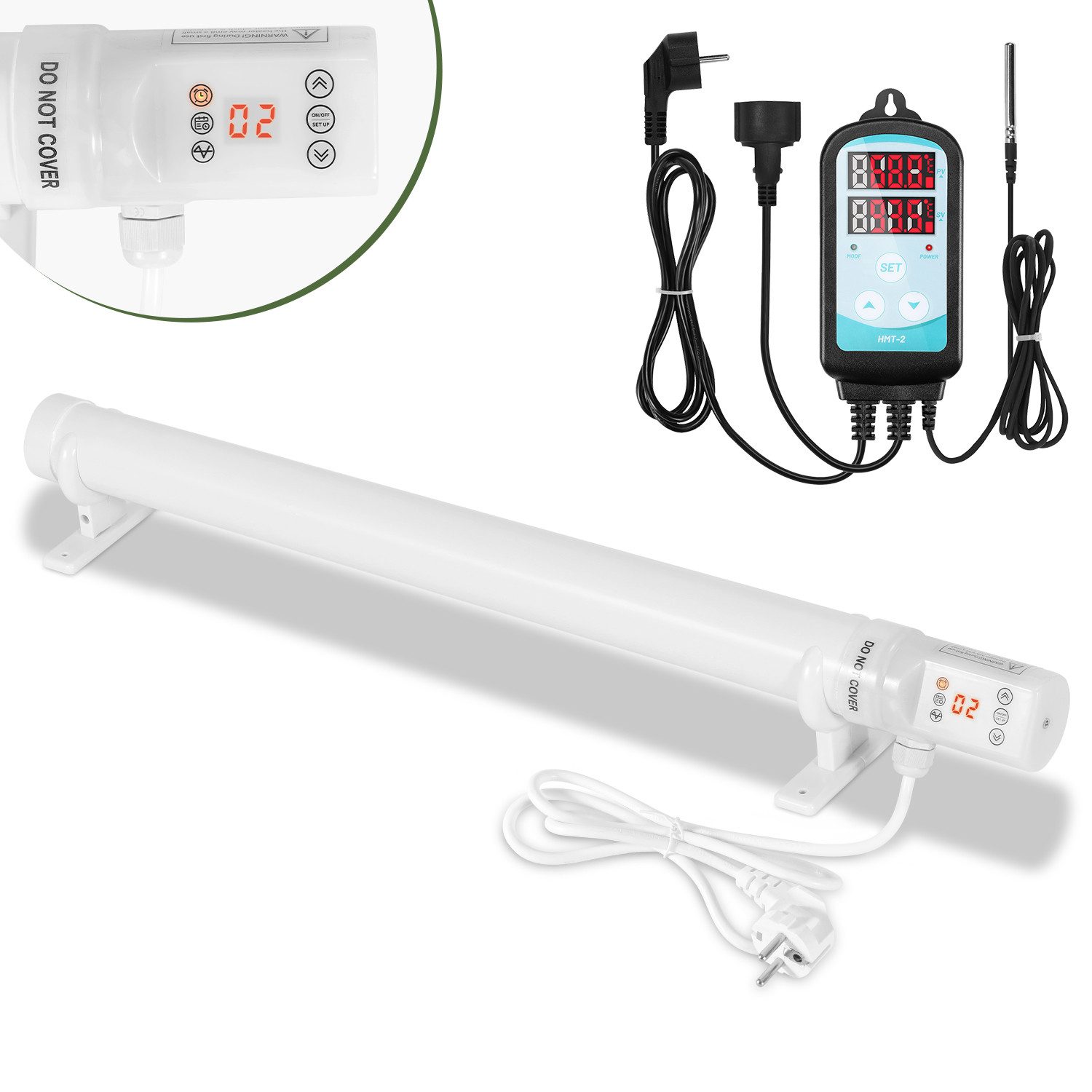 Clanmacy Heizgerät Gewächshausheizung mit Temperaturregler Elektrische günstig online kaufen