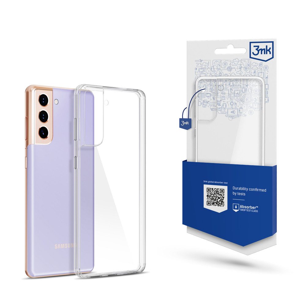 3MK Smartphone-Hülle Handyhülle Schutzhülle Smartphone, transparent, Kameraschutz, sturzgeprüft, dünn