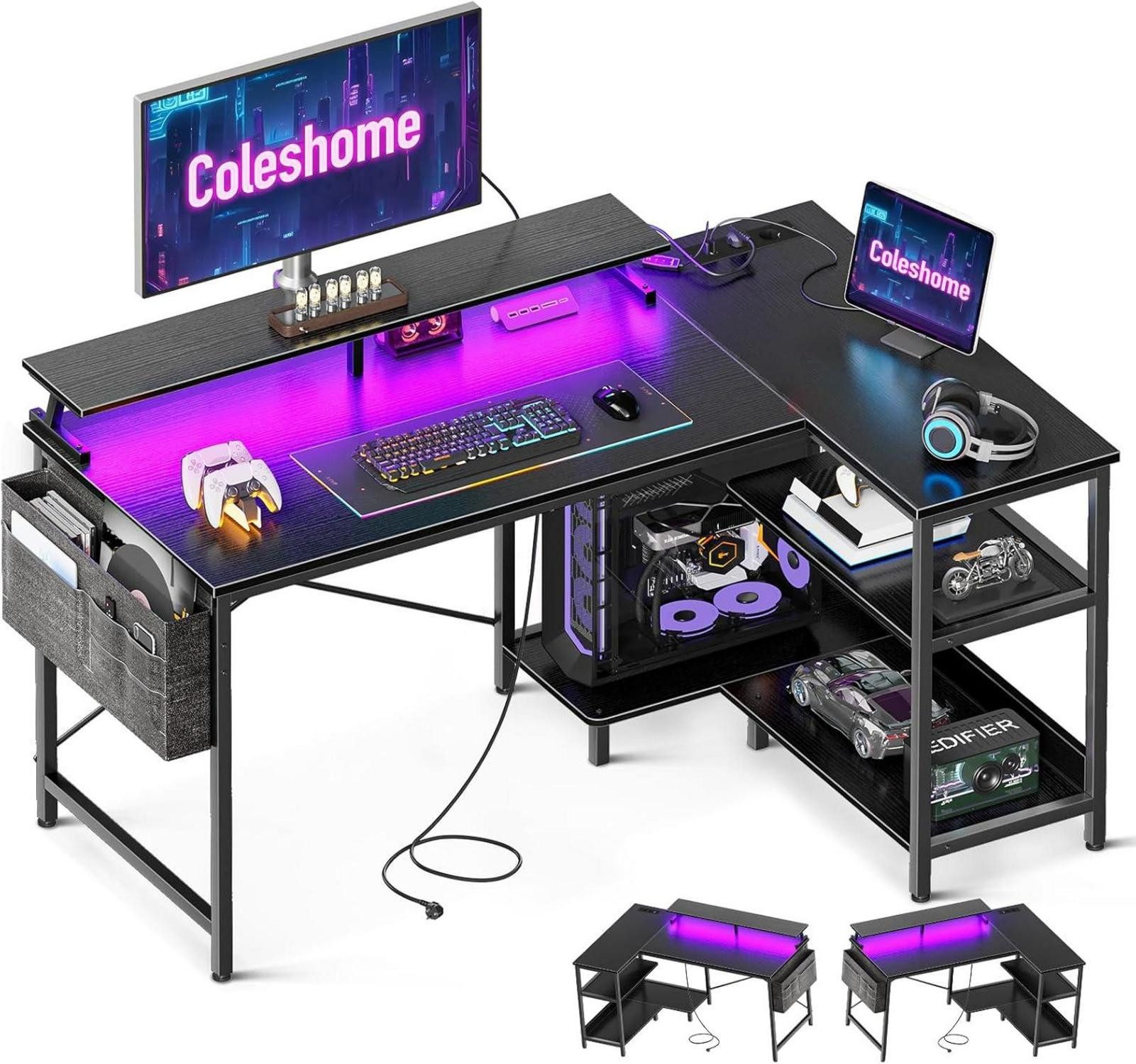 LuxusKollektion Gamingtisch Gaming Tisch L Form günstig online kaufen