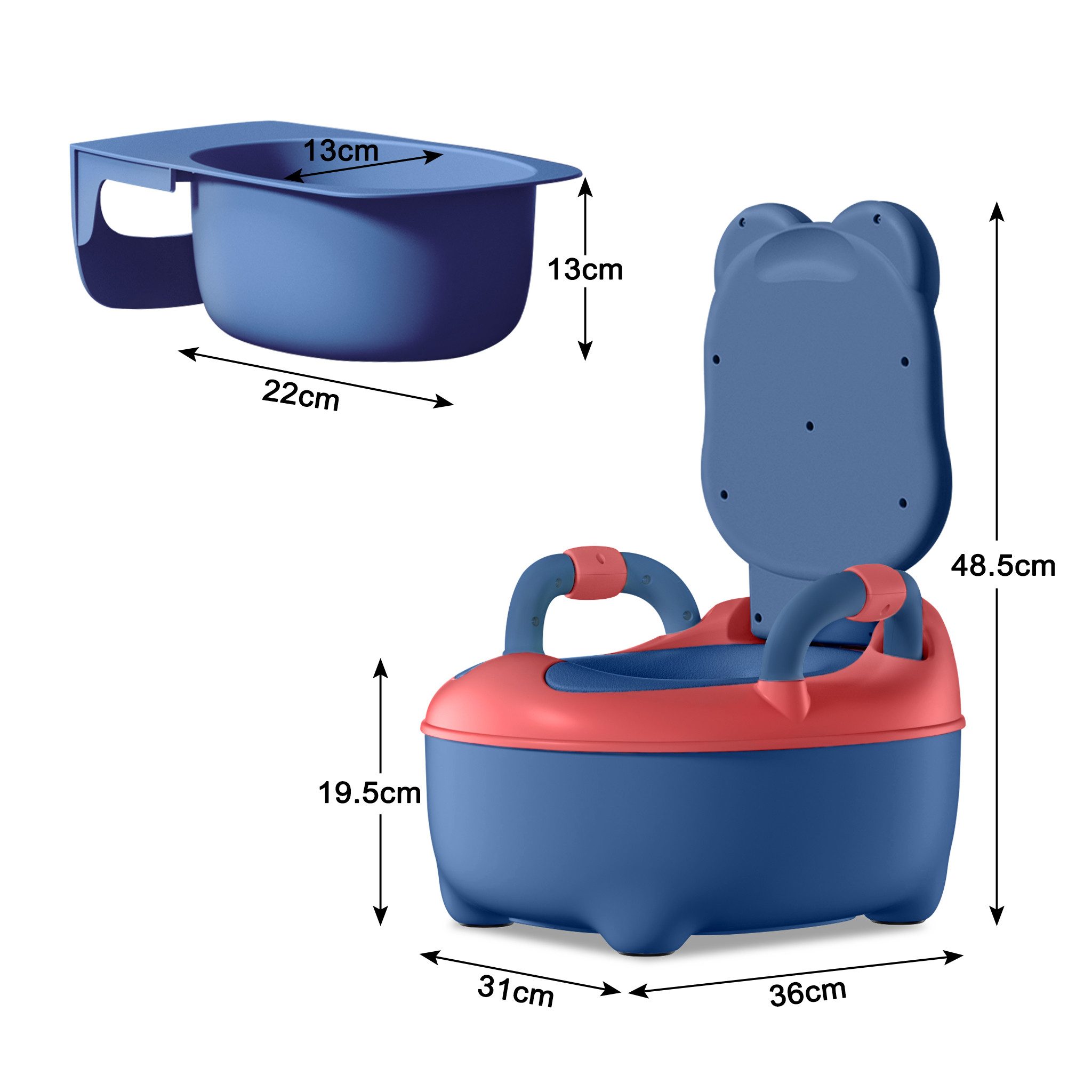 FIVMEN Töpfchen Kinder Töpfchen, Baby Toilette Toilettensitz, Baby Potty