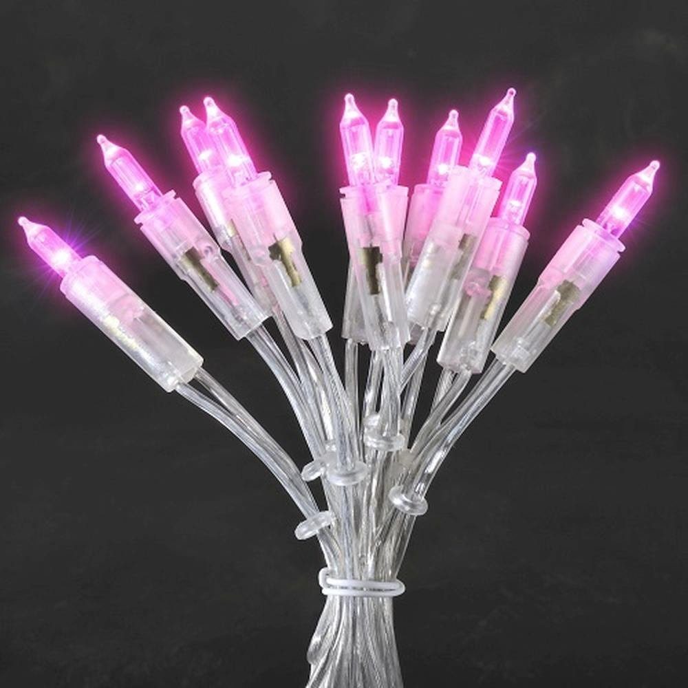 KONSTSMIDE LED-Lichterkette LED Mini-Lichterkette 35er rosa 5,10m Konstsmide 6302-343