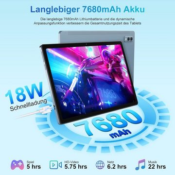 blackview Tablet (10,36", 256 GB, Android 12, 2,4G+5G, Tablet 2K Display 2000*1200 FHD+IPS, WiFi 13MP+8MP Kamera,7680mAh Akku)