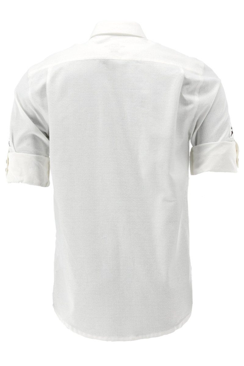 Orbis Textil GmbH & Co. KG Trachtenhemd Trachtenhemd - VICTORIO - offweiß – Bild 2 von 4