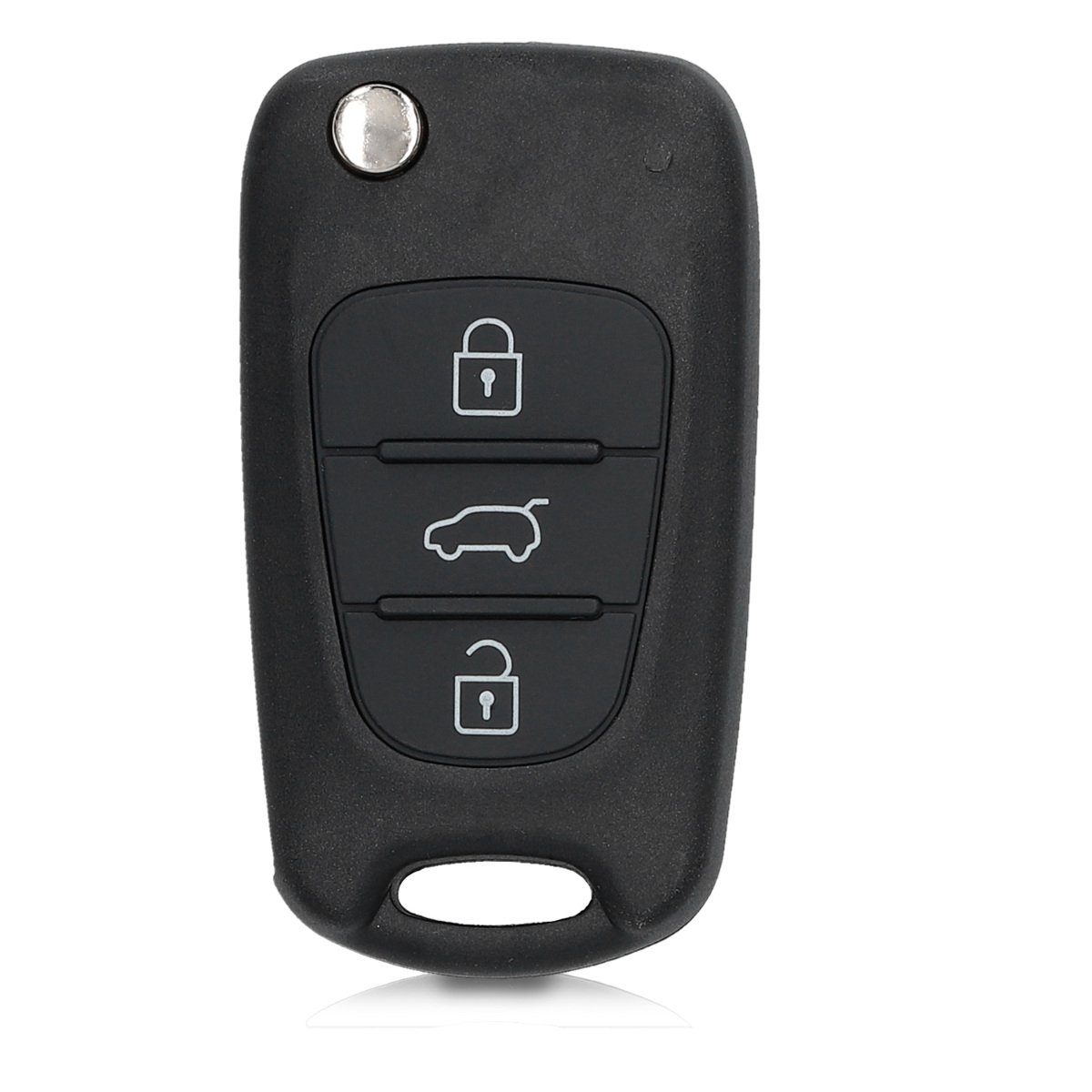 Hyundai Auto kwmobile Schlüsseltasche Transponder Elektronik ohne - Batterien Schlüsselgehäuse Autoschlüssel, Gehäuse für