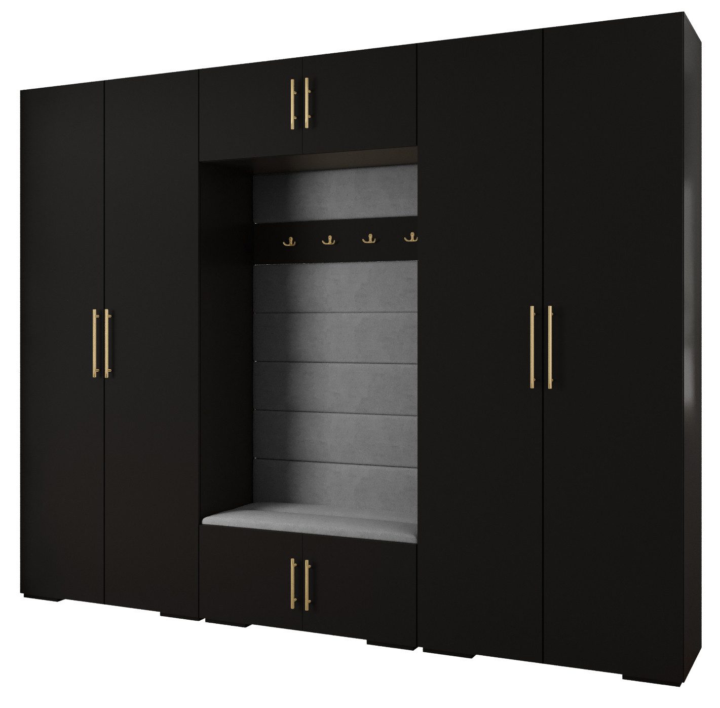 ABIKS MÖBEL Kompaktgarderobe INOVA 3 SATZ günstig online kaufen