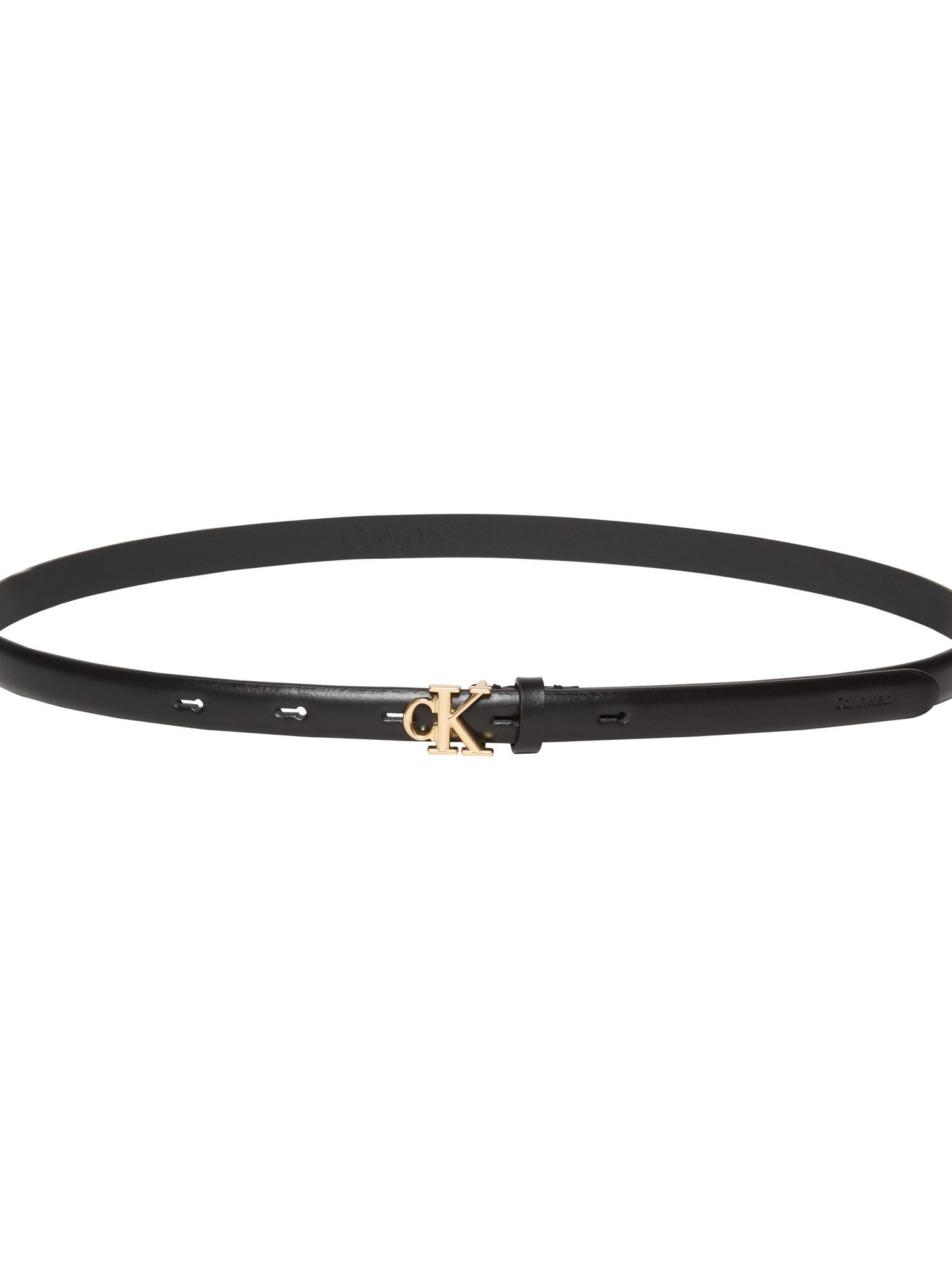 Calvin Klein Ledergürtel CK BUCKLE 15MM FIXED BELT Größenverstellbar günstig online kaufen