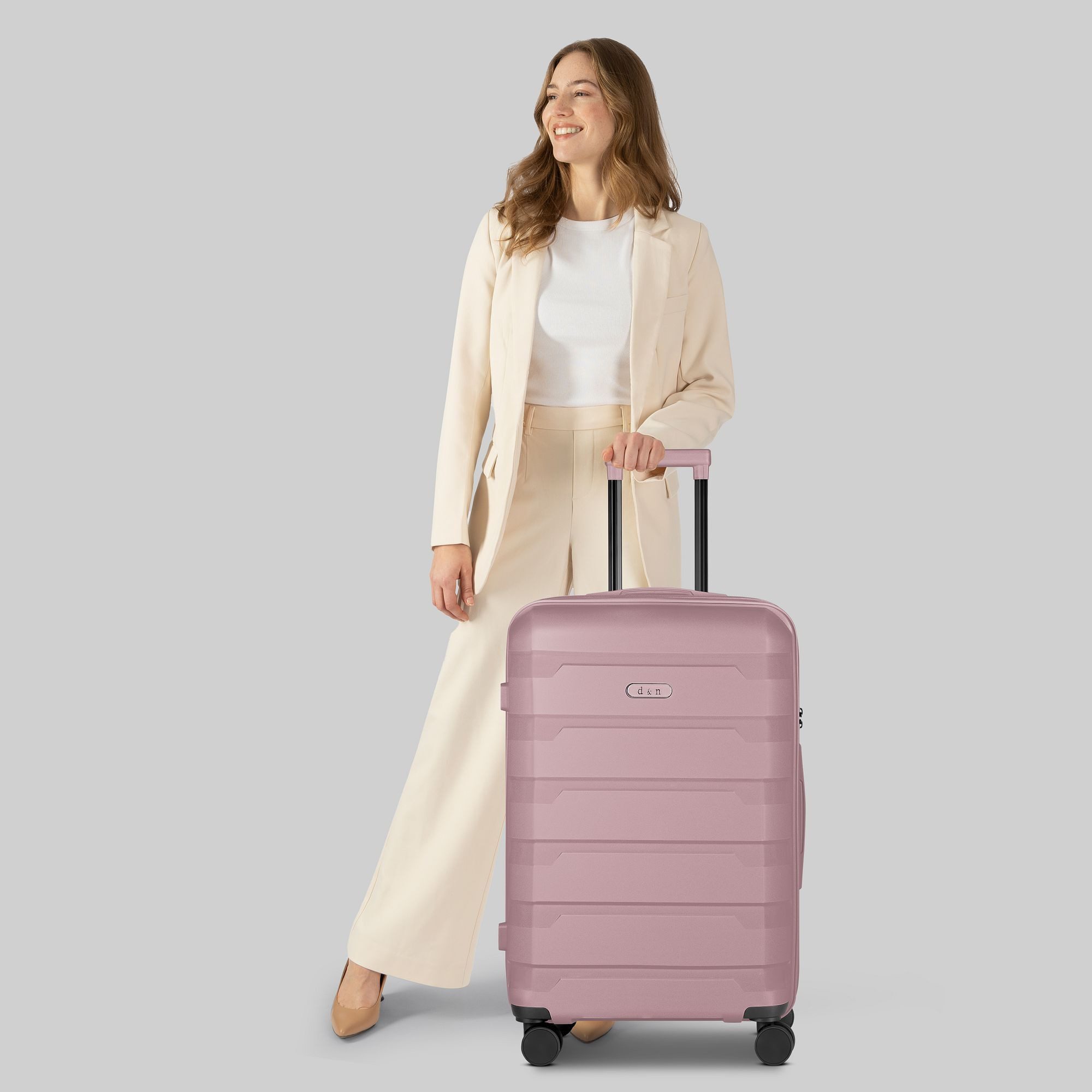 D&N Hartschalen-Trolley South Dakota, 4 Rollen, ABS günstig online kaufen