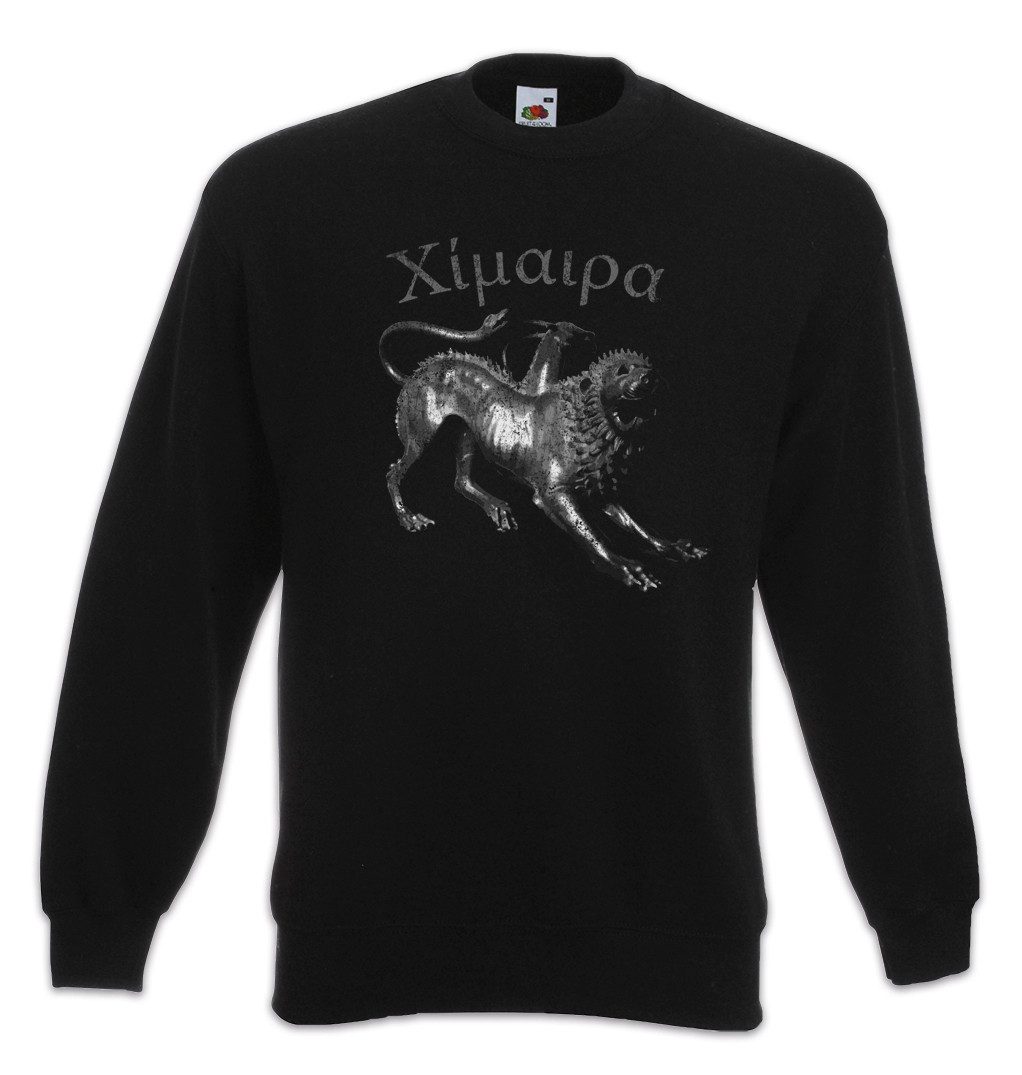 Sweatshirt Chimera Sweatshirt Mythologie Chimäre Mischwesen Dämon Mantikor Greif