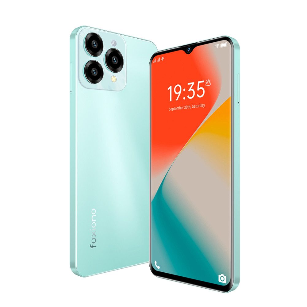 HT Smartphone (13 MP Kamera, 4GRAM, 64GROM, erweiterbar 256GB, Dual-SIM, geeignet für Anfänger)