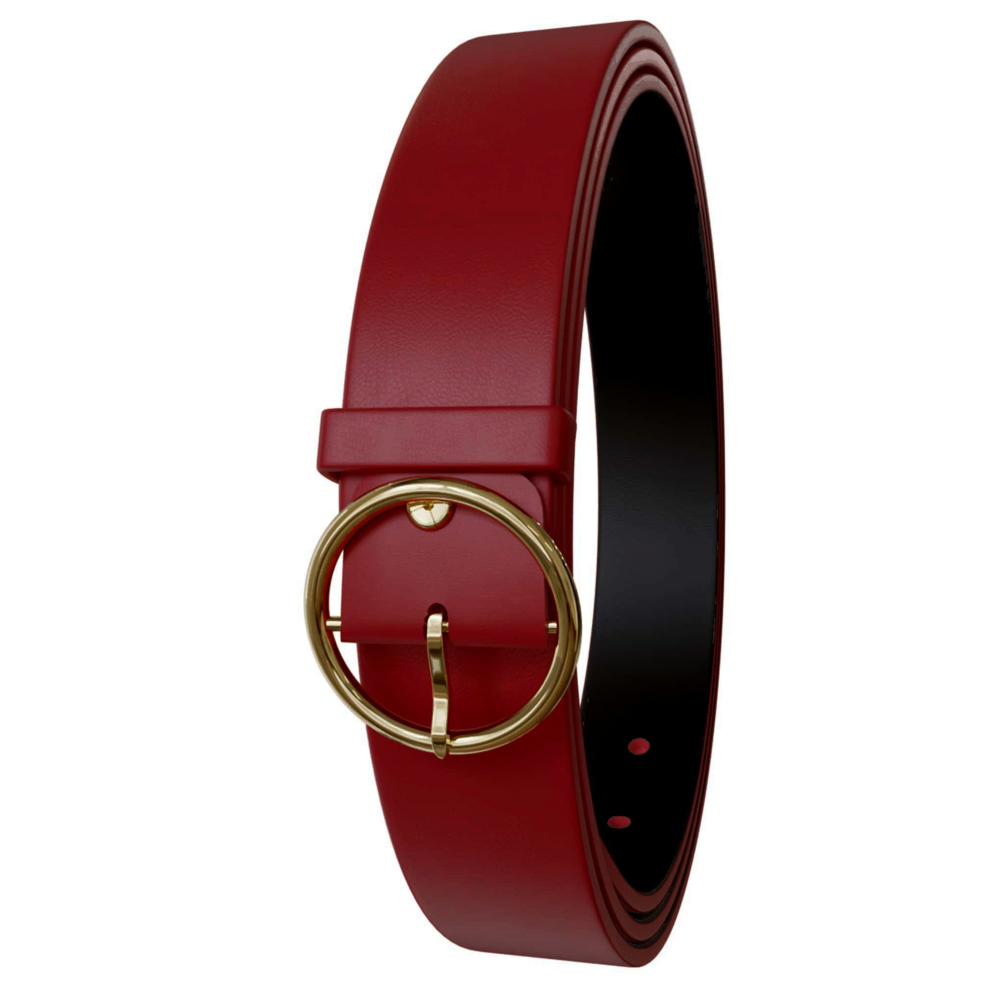 KMISSO Ledergürtel Damen Gürtel Jeans Hosen Ledergürtel Echt Rind Leder 306 günstig online kaufen