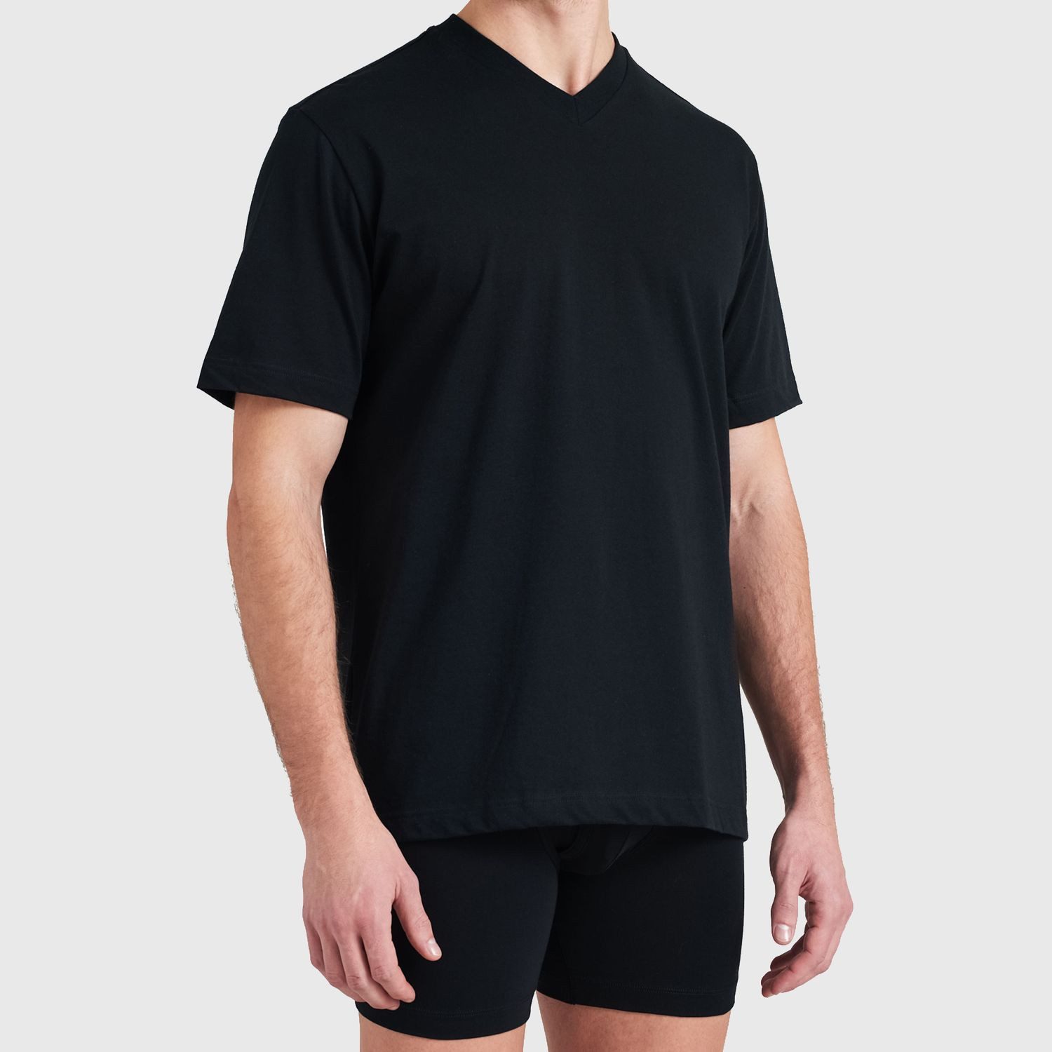 Schiesser T-Shirt Essentials (2-tlg) mit V-Ausschnitt, günstig online kaufen