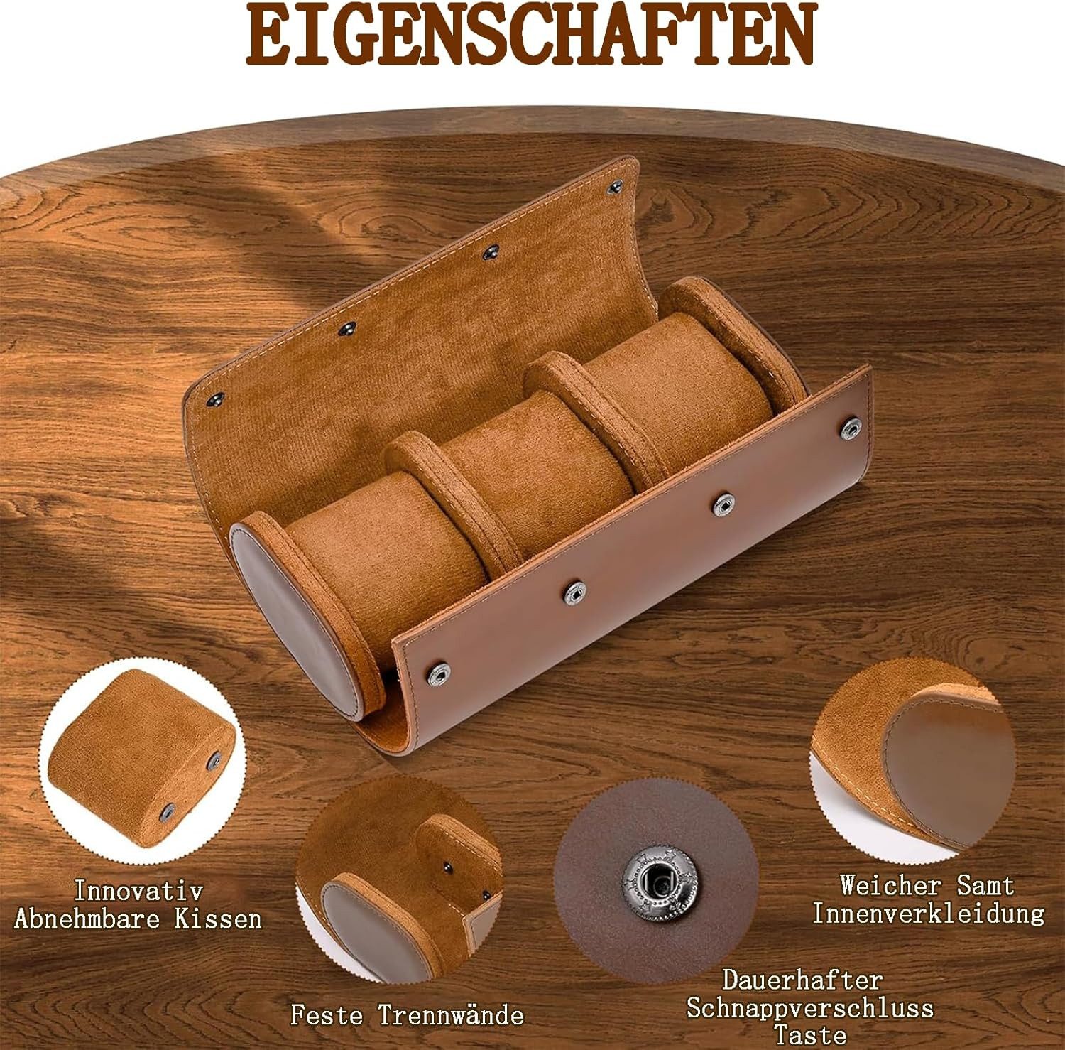 BlingBin Schmuckständer Uhren Aufbewahrungsbox aus Leder günstig online kaufen