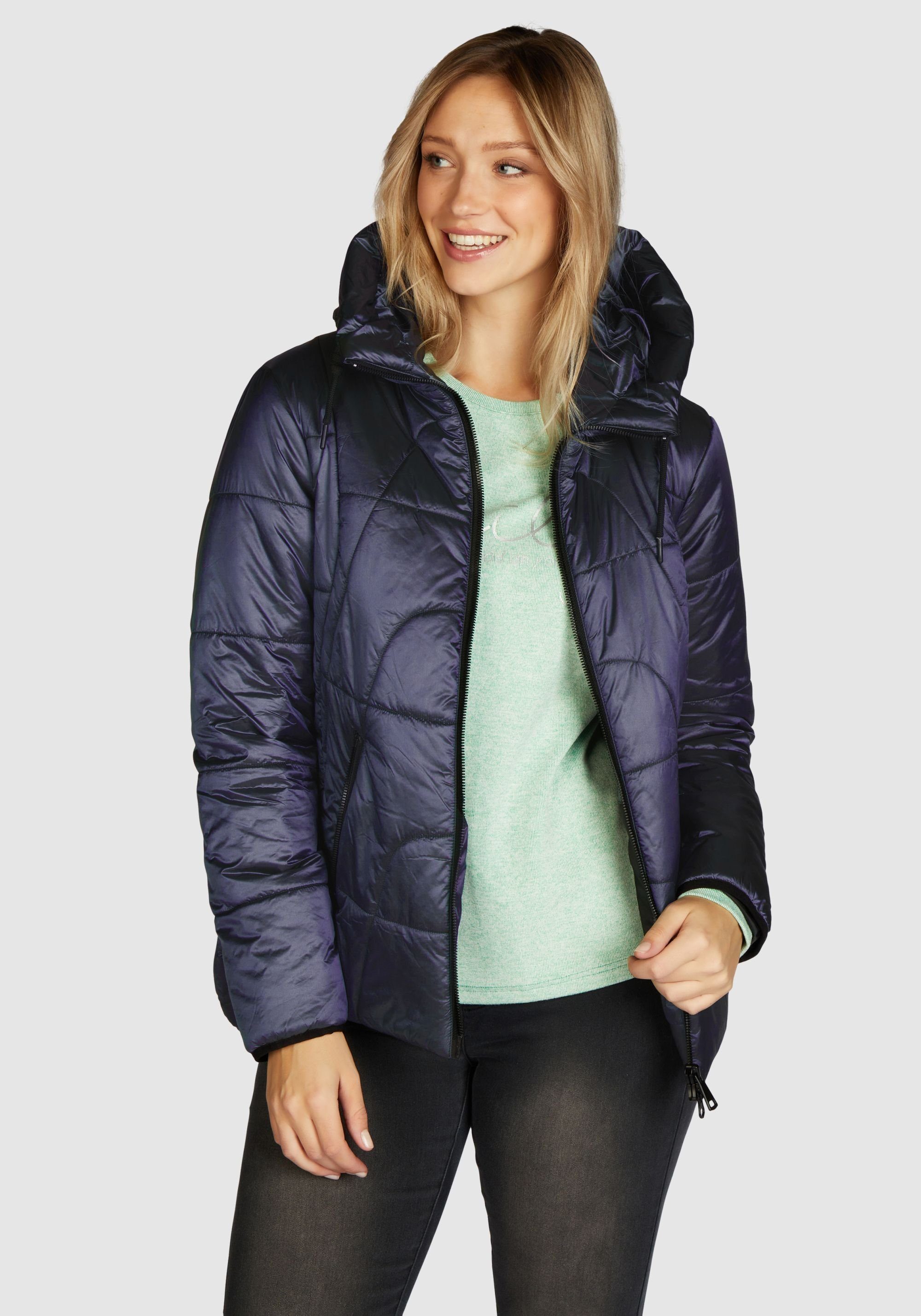 NAVIGAZIONE Winterjacke im glänzenden Design