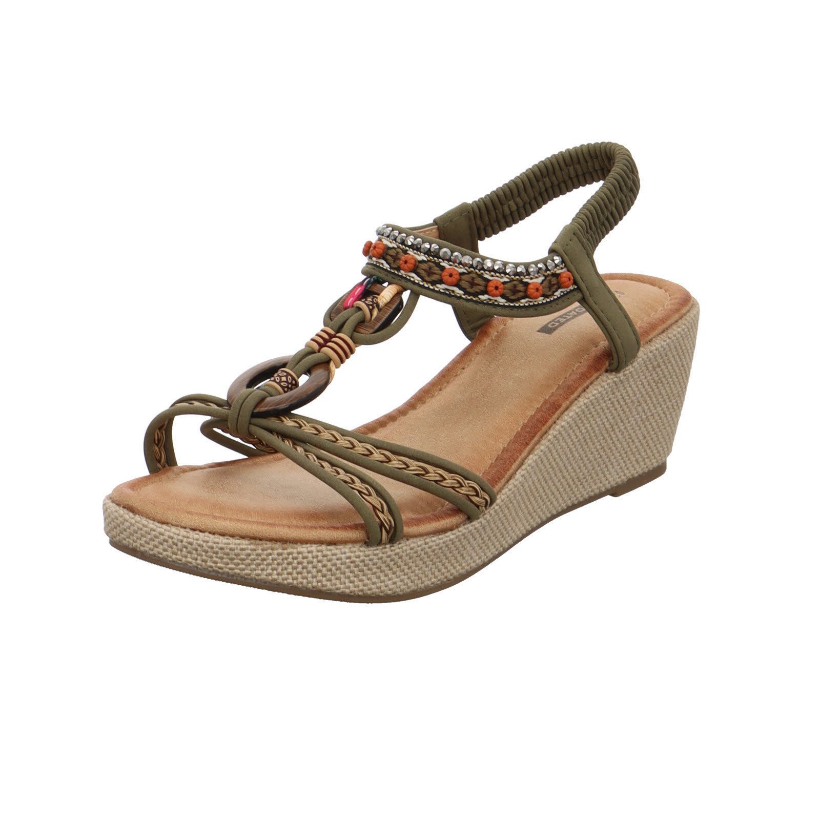LIVING UPDATED K398-21-GR Keilsandalette