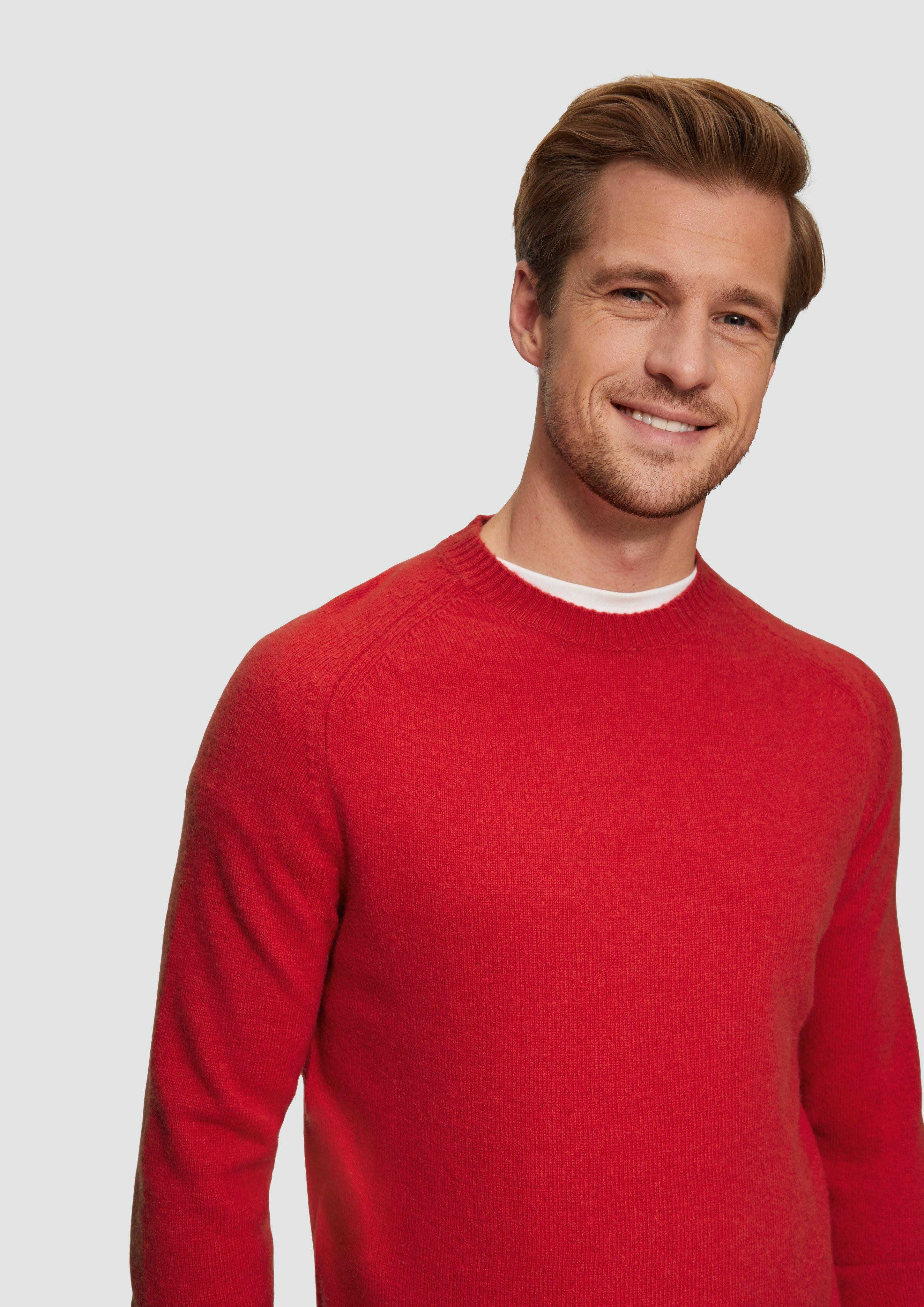 s.Oliver Strickpullover Strickpullover aus reiner Wolle günstig online kaufen