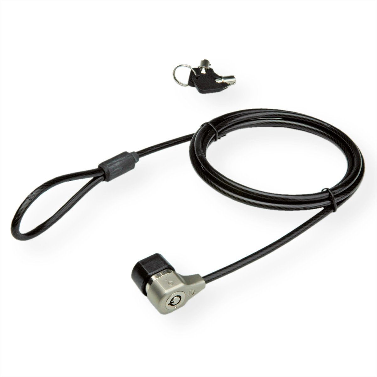 VALUE Notebook-Sicherung mit Schlüssel Notebook-Adapter, 190.0 cm