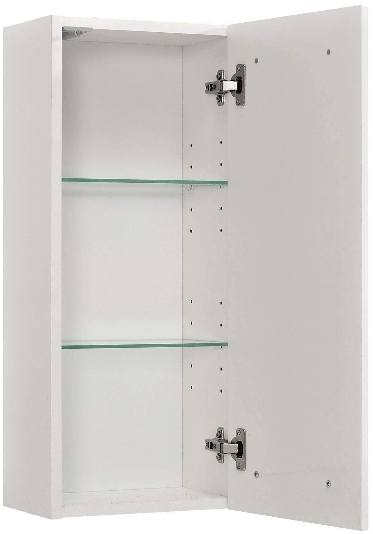 PELIPAL Hängeschrank in Weiß Hochglanz mit einer Tür und 2 Einlegeböden (BxHxT: 30x70x20 cm)
