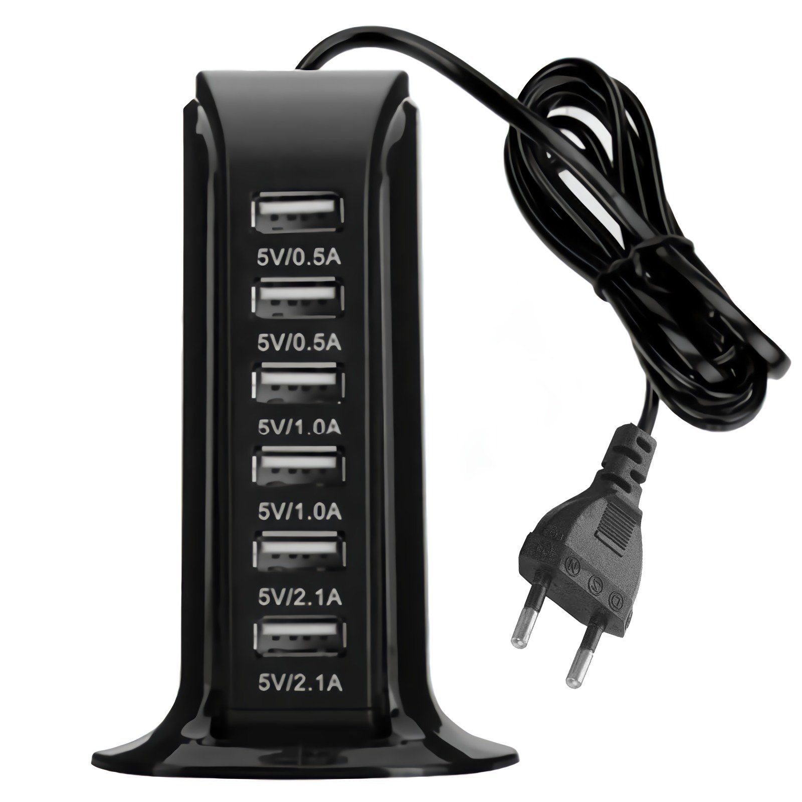 Bolwins D97C 6 Fach 6A 5V USB Port Netzteil Adapter Ladegerät