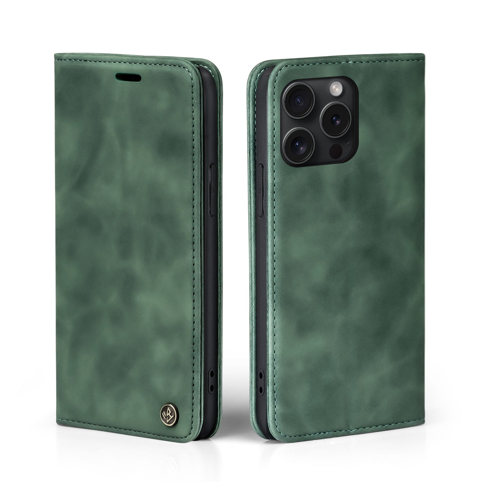 Tec-Expert Handyhülle Tasche Hülle für Apple iPhone 16 Pro 6.3 Zoll, 6.3, Cover Klapphülle Case mit Kartenfach Fliphülle aufstellbar