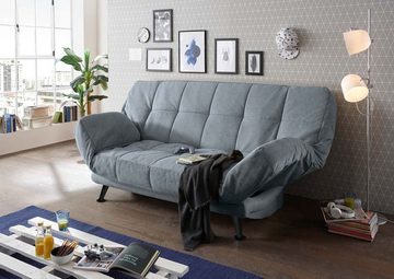 ED EXCITING DESIGN Schlafsofa, Ikar Schlafsofa 208 x 102 cm Polstergarnitur Sofa Couch Anthrazit