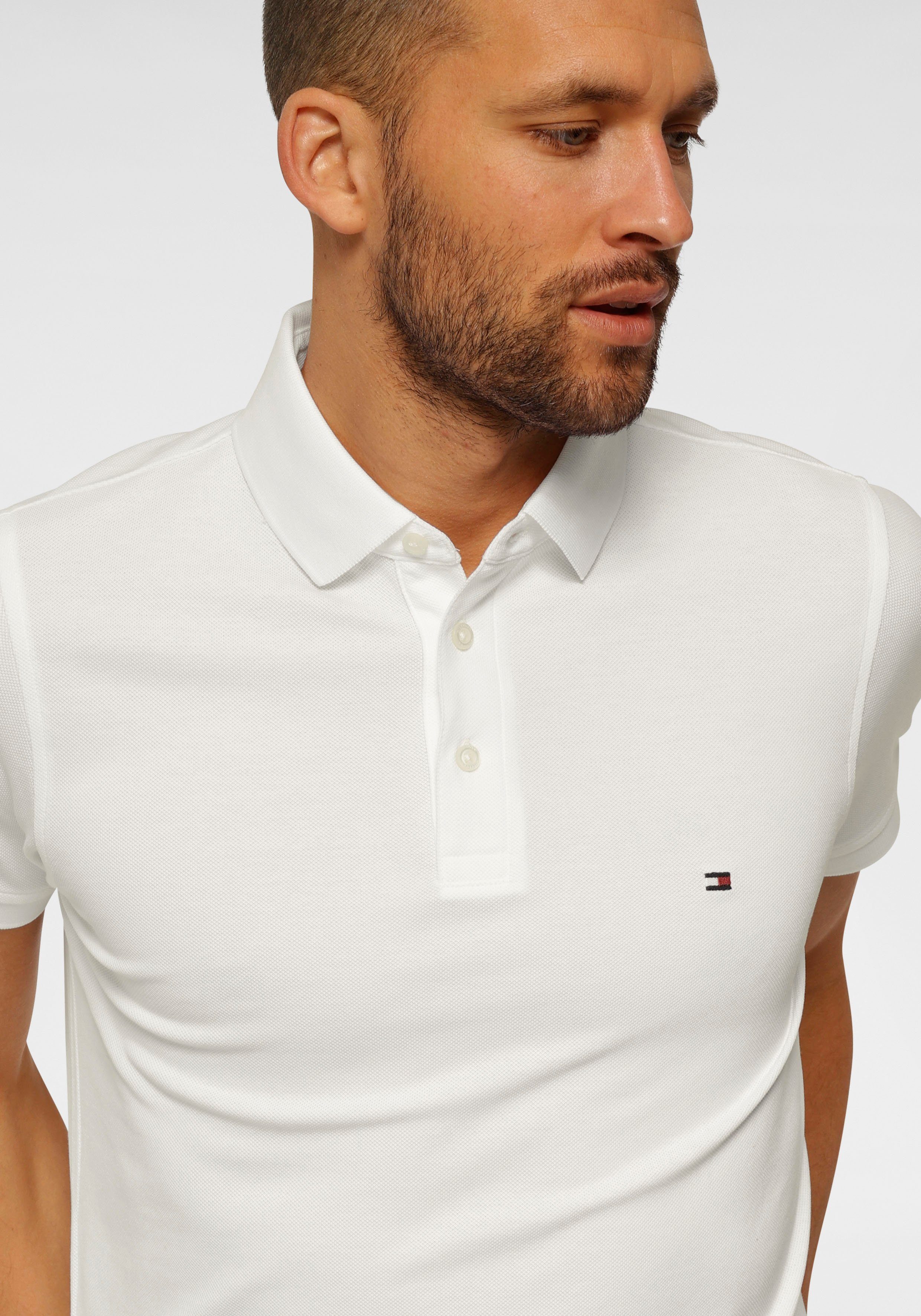 Hilfiger Tommy Poloshirt POLO SLIM white 1985