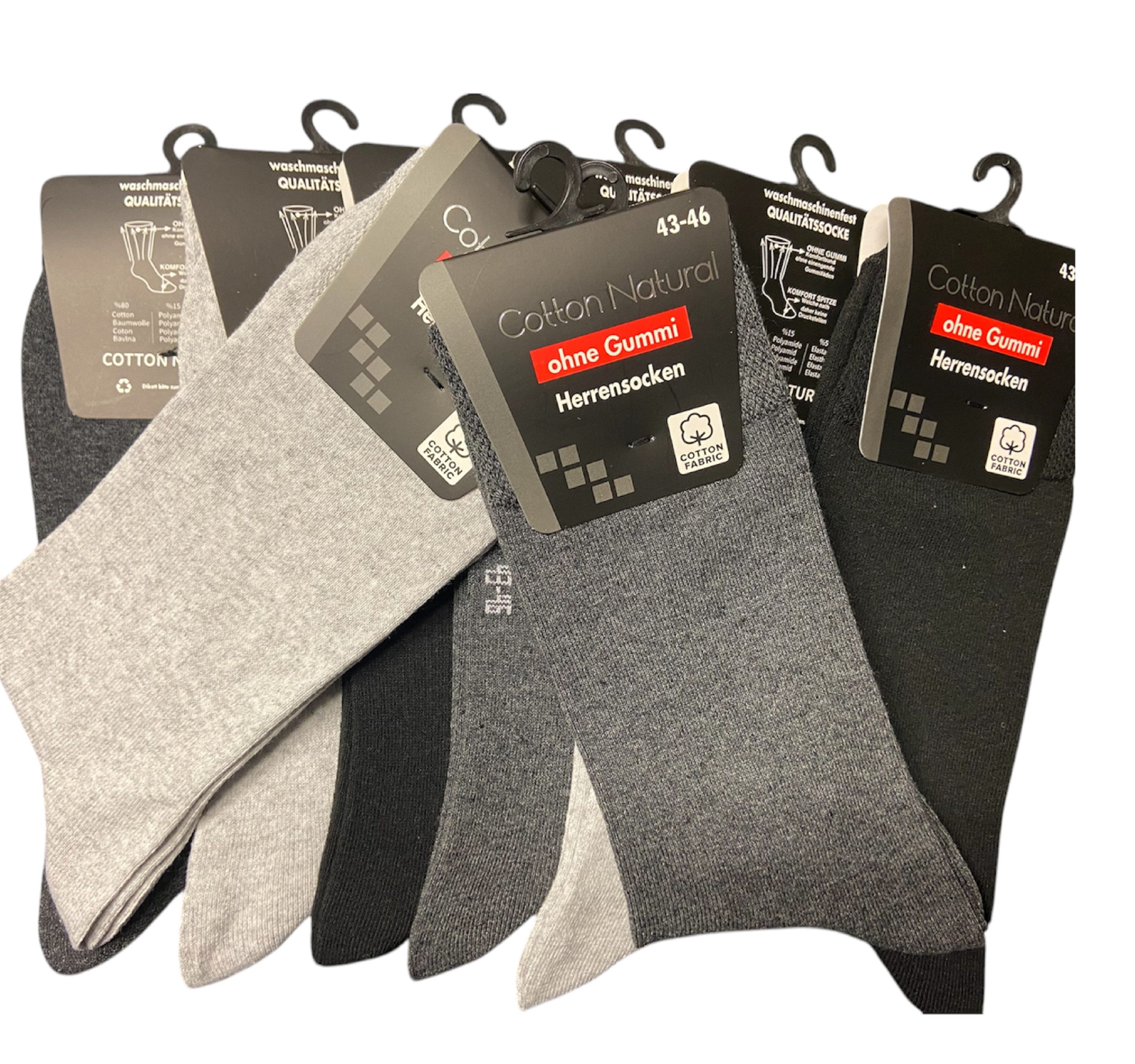 Businesssocken 10 Paar Herren & Damen Business Socken Baumwolle