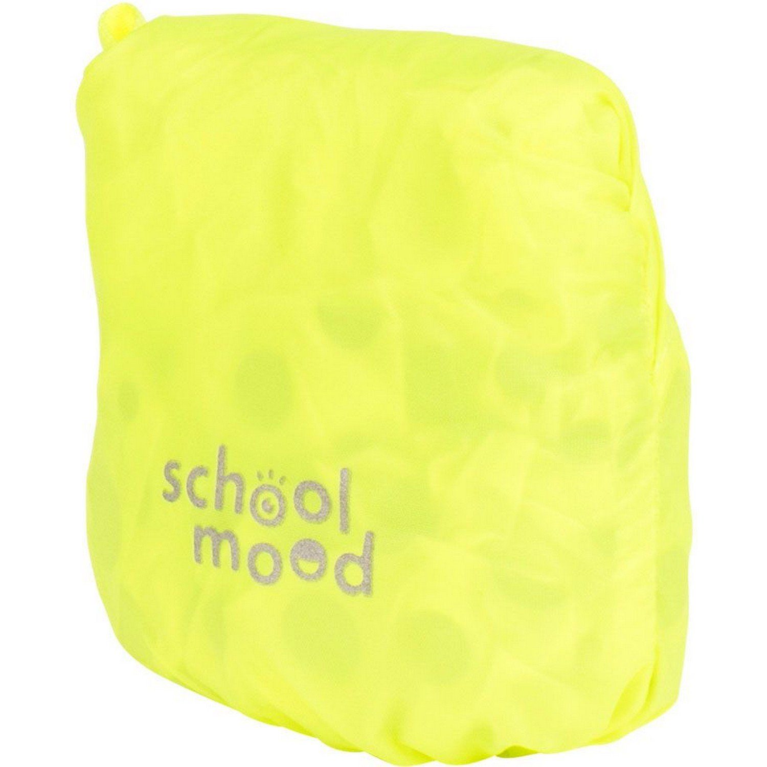SCHOOL-MOOD® Rucksack-Regenschutz Regenhaube neongelb